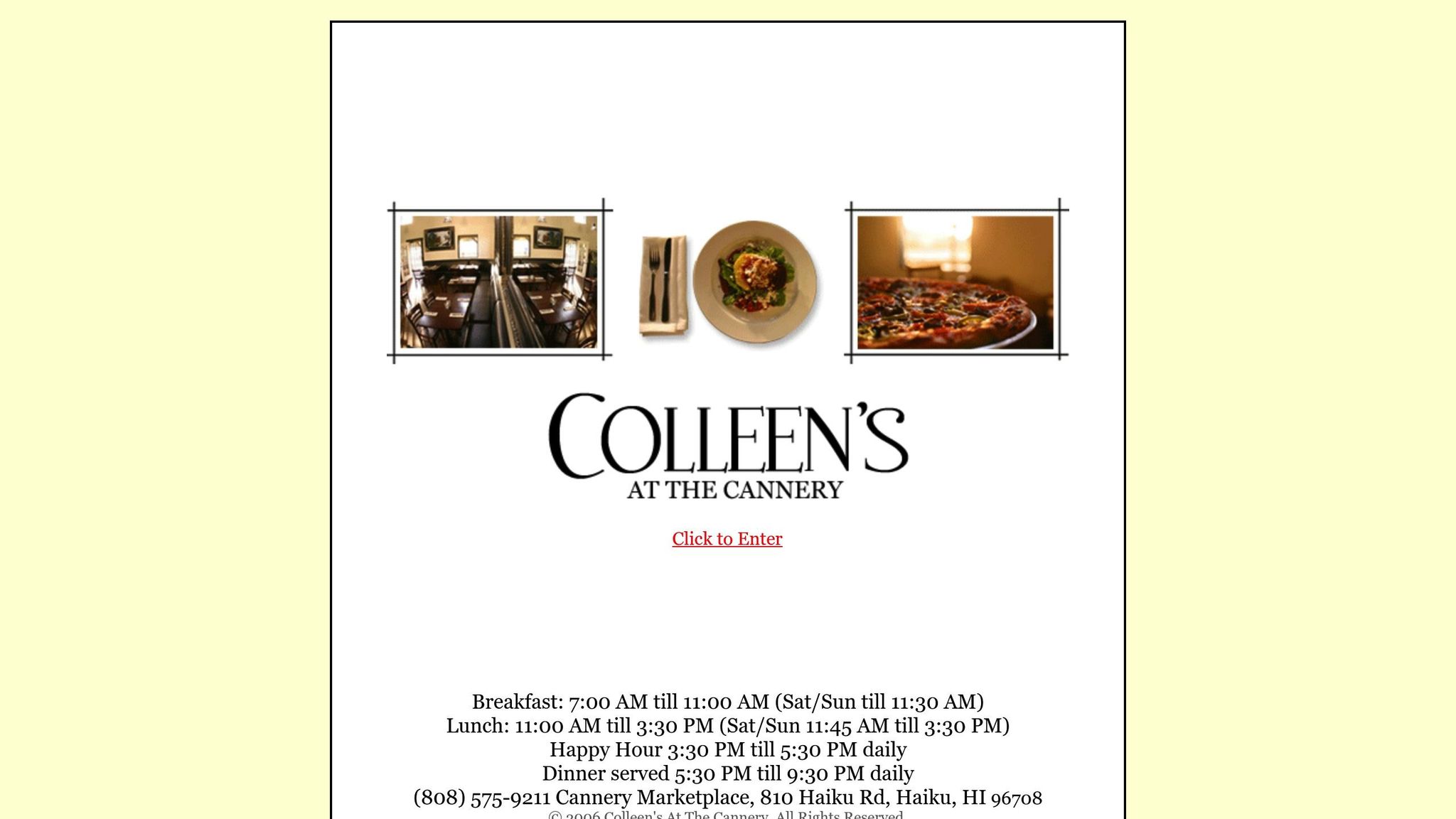 Colleen's at the Cannery