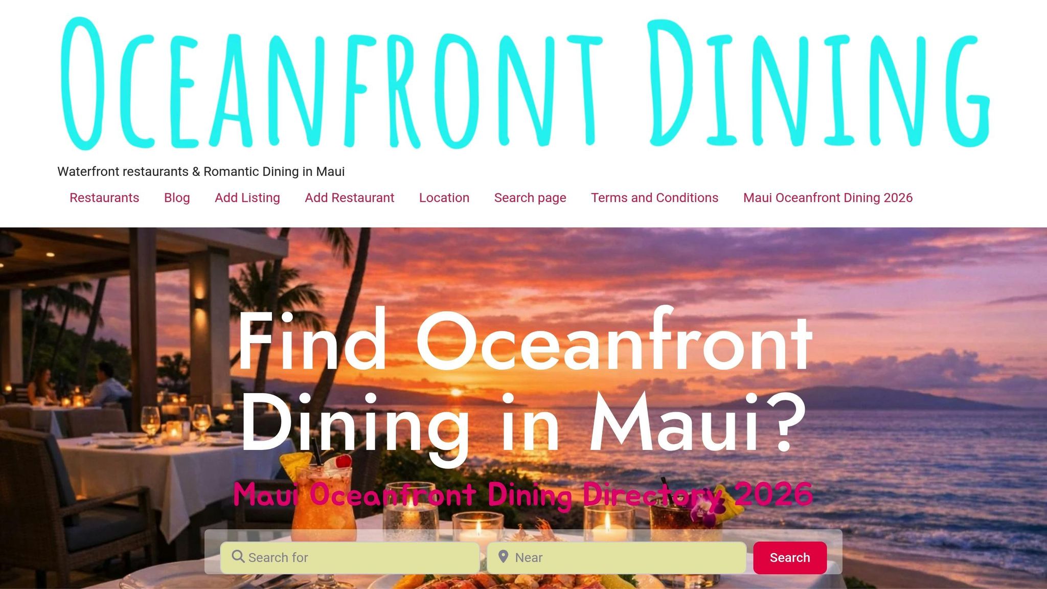 Maui Oceanfront Dining Directory 2026