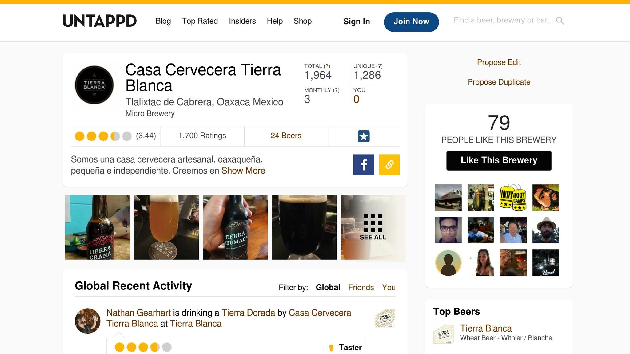 Tierra Blanca Brewing