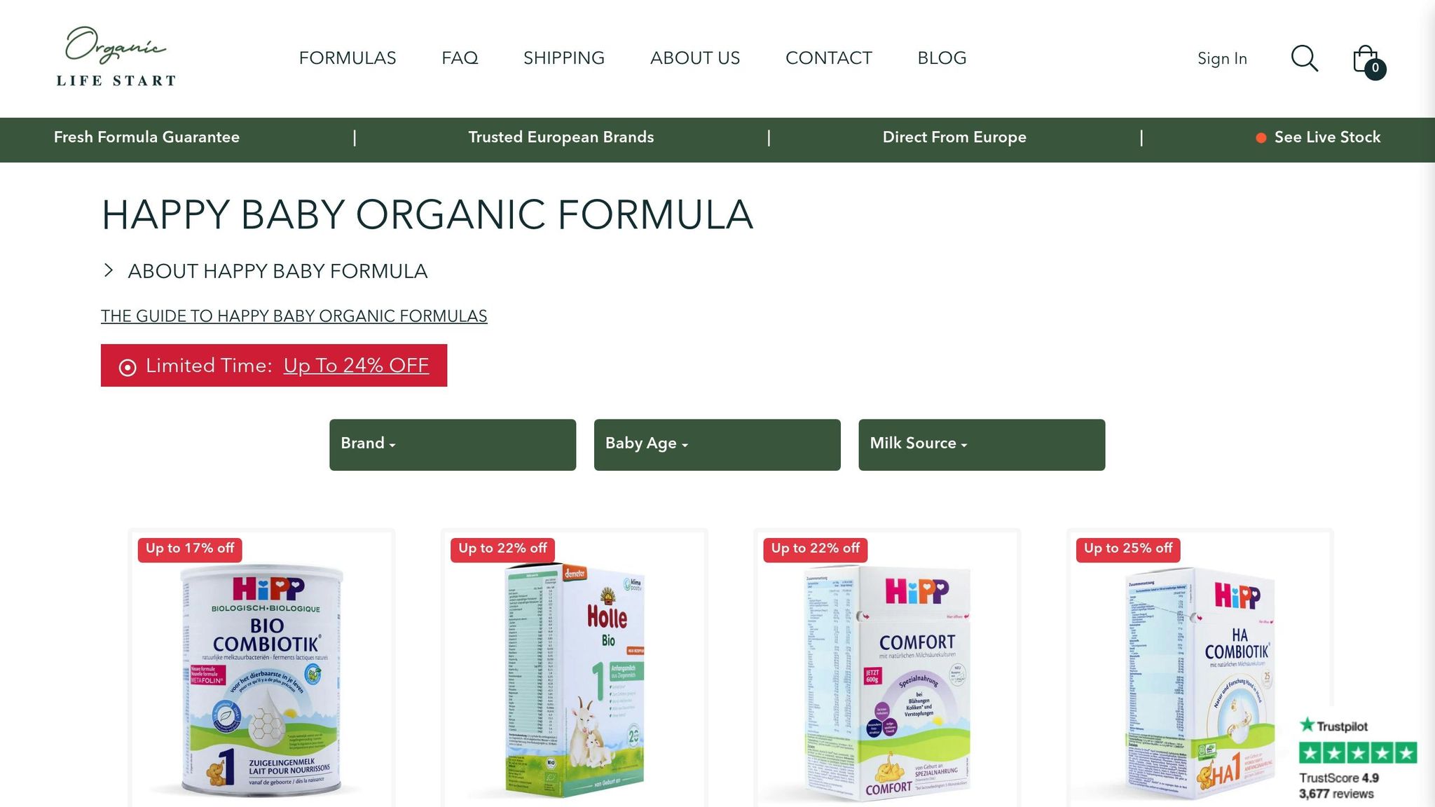 Happy Baby Organic