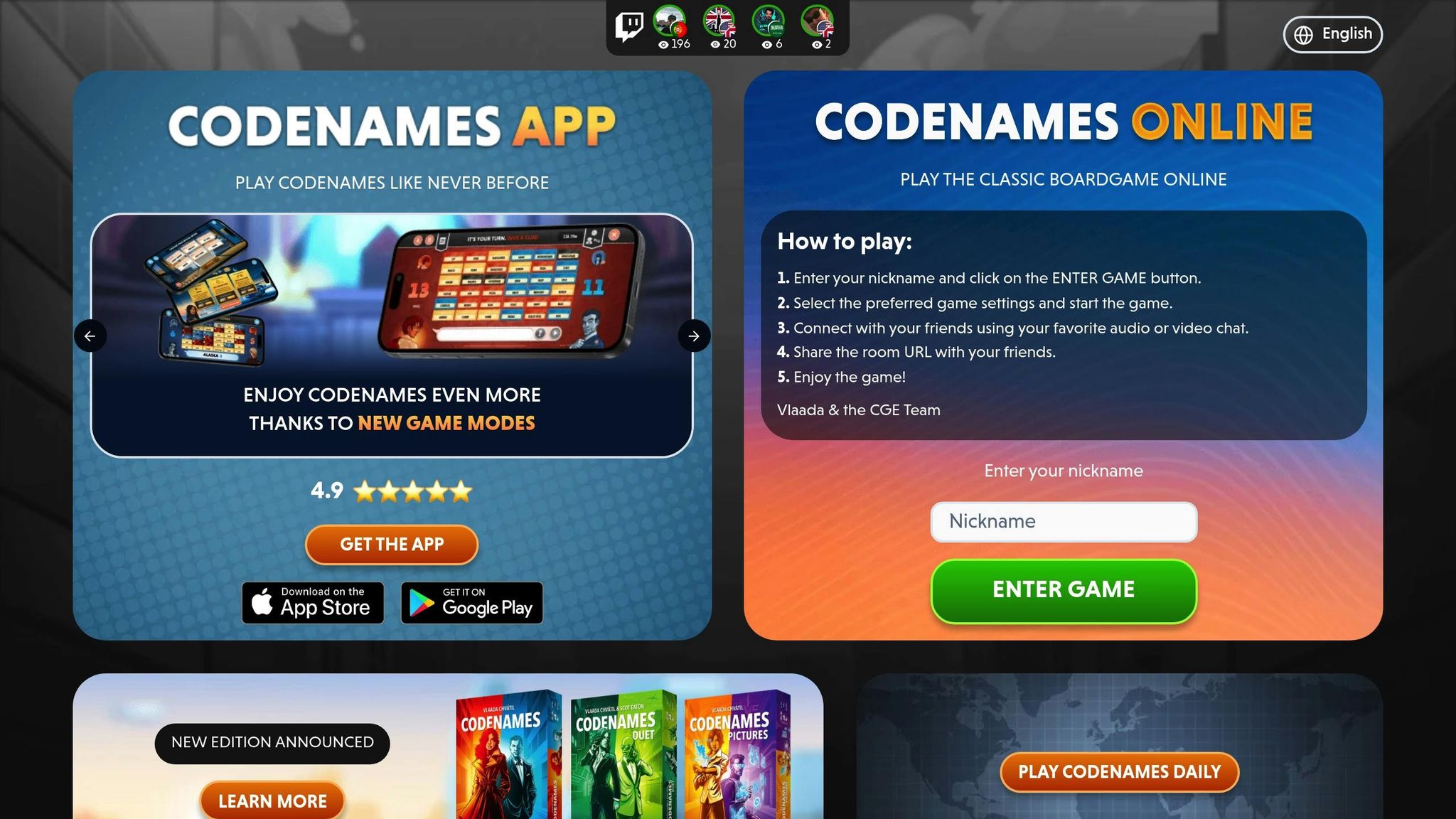 Codenames Online