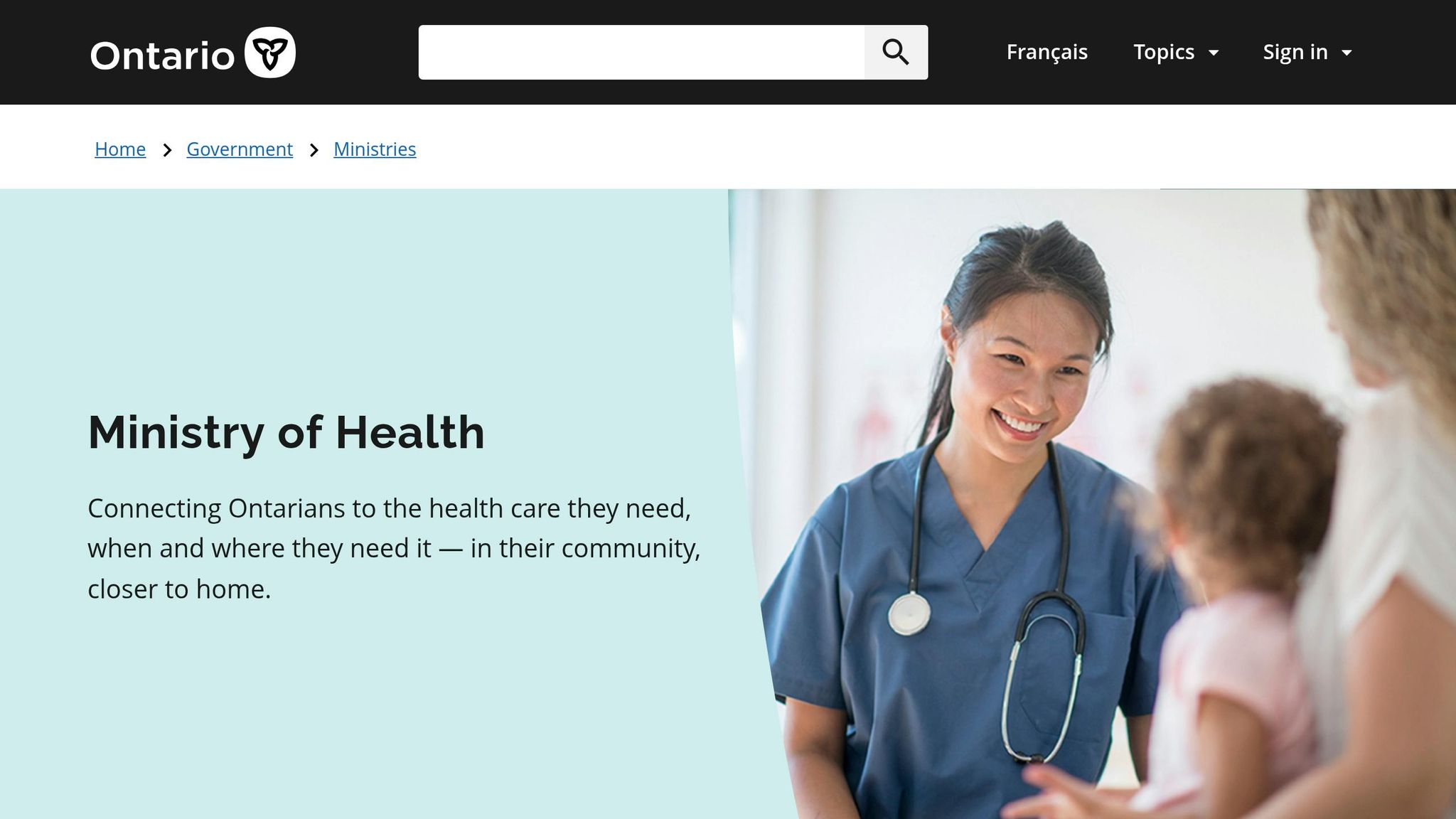 Ontario Ministry of Health