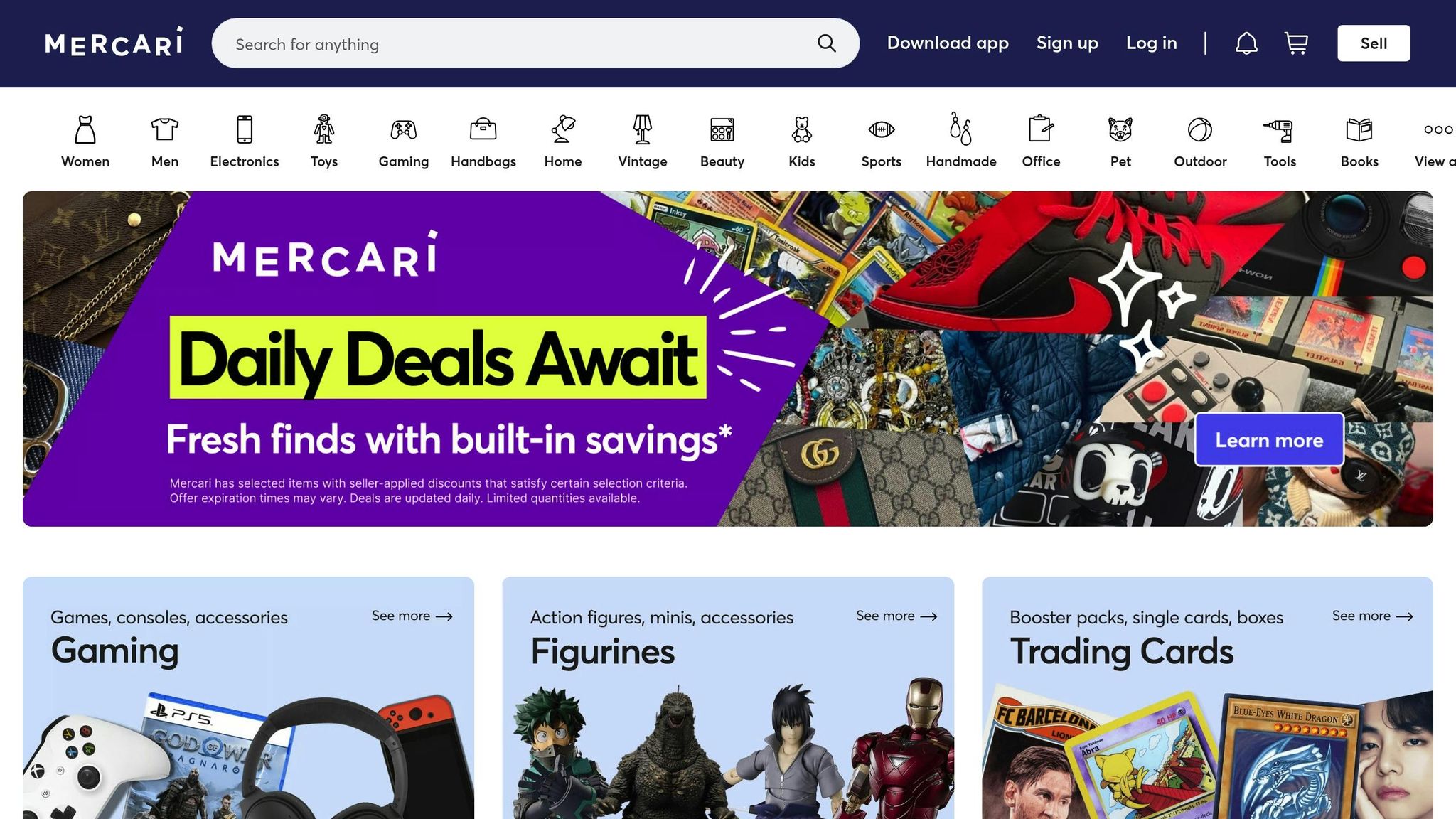 Mercari Seller Account with Burner Number 3 Mercari