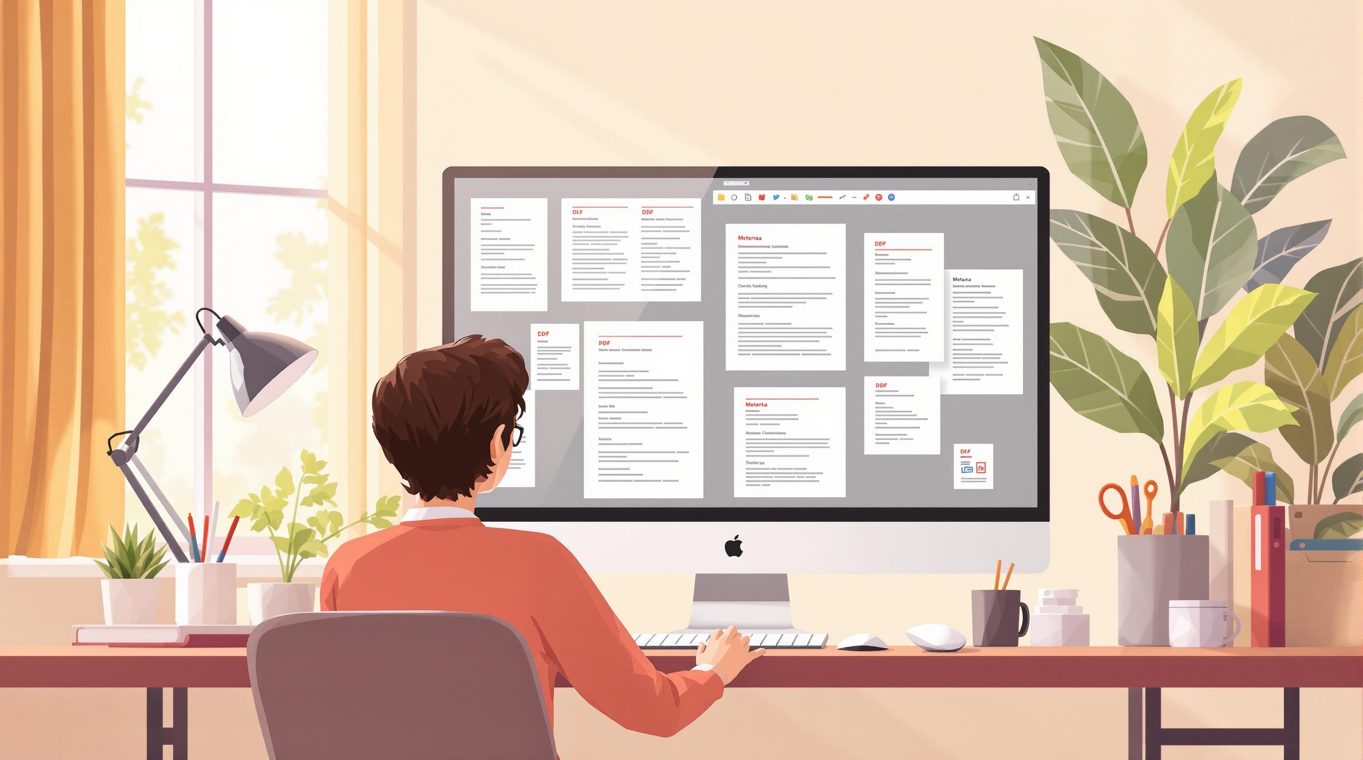 Guía completa para editar metadatos de PDFs masivamente