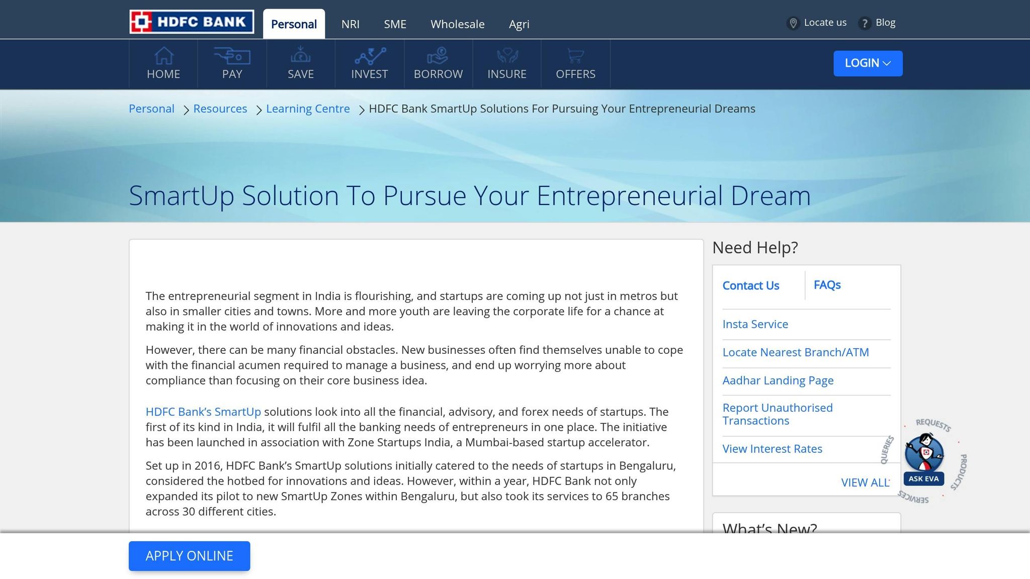 Best Business Bank Accounts for Freelancers in India 2025 4 HDFC SmartUp