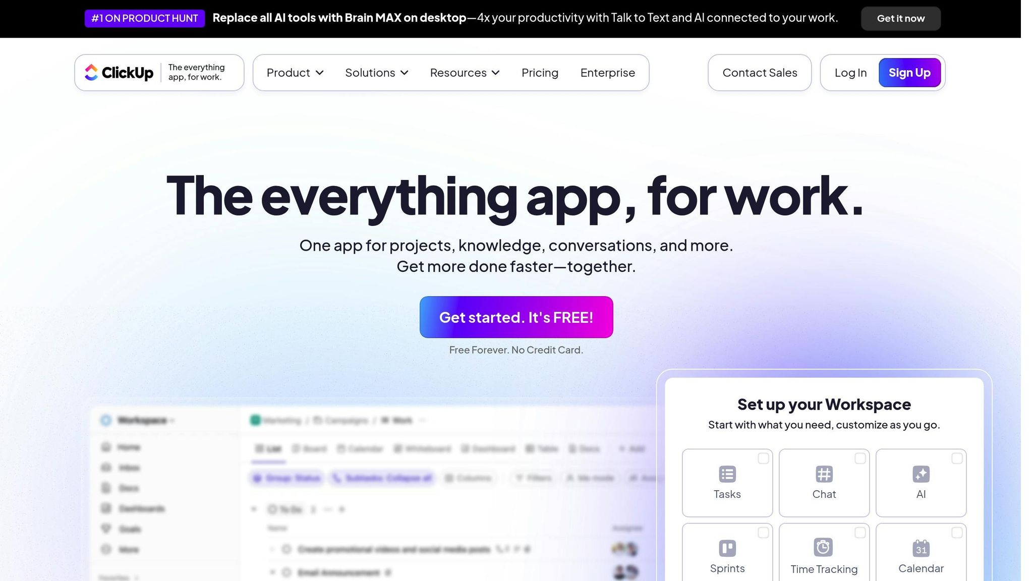 Top 10 Free Project Management Tools for Solopreneurs 6 ClickUp