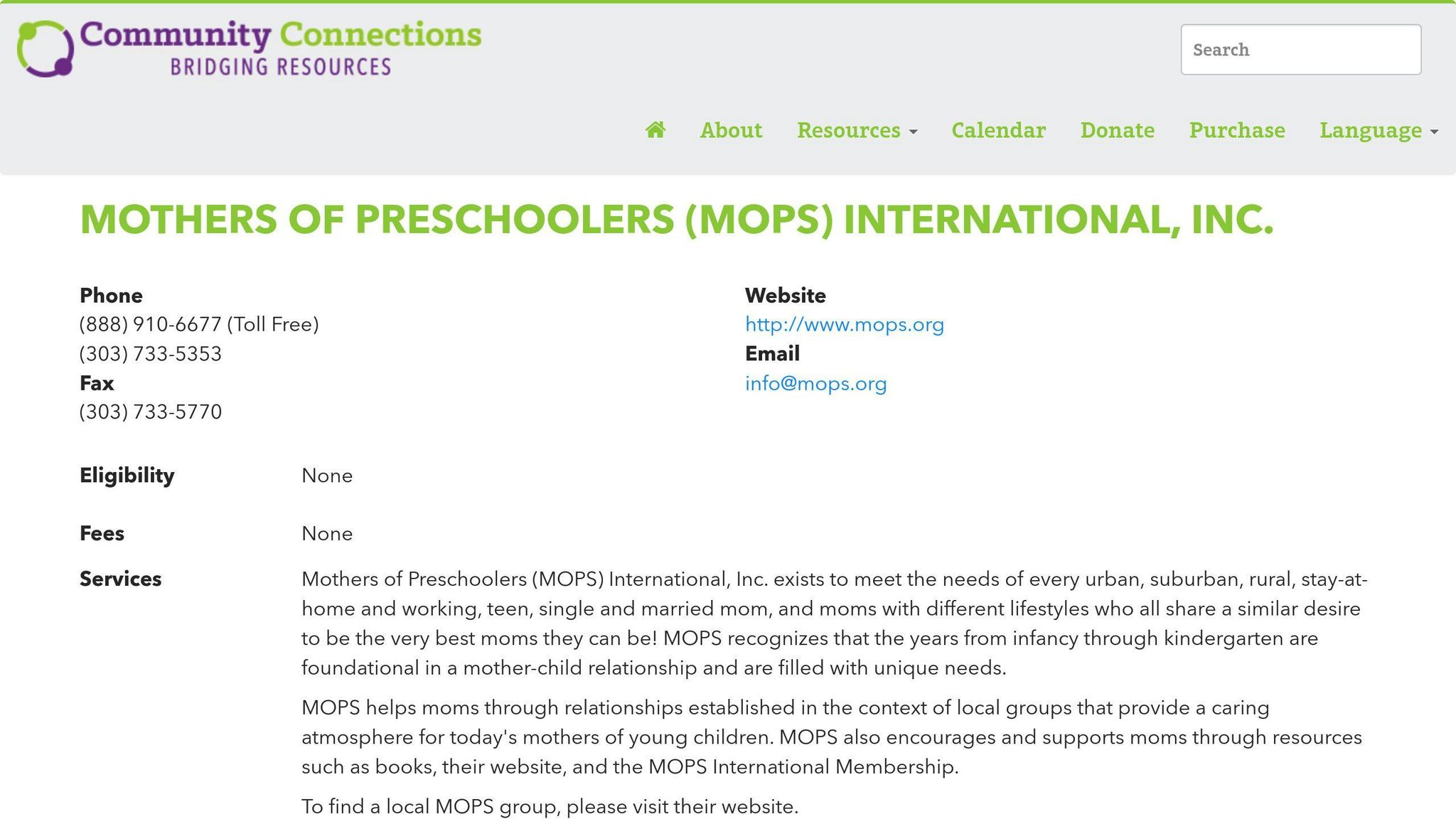 MOPS International