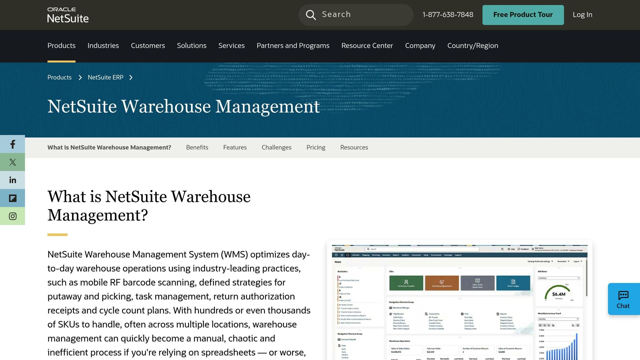 Oracle NetSuite WMS