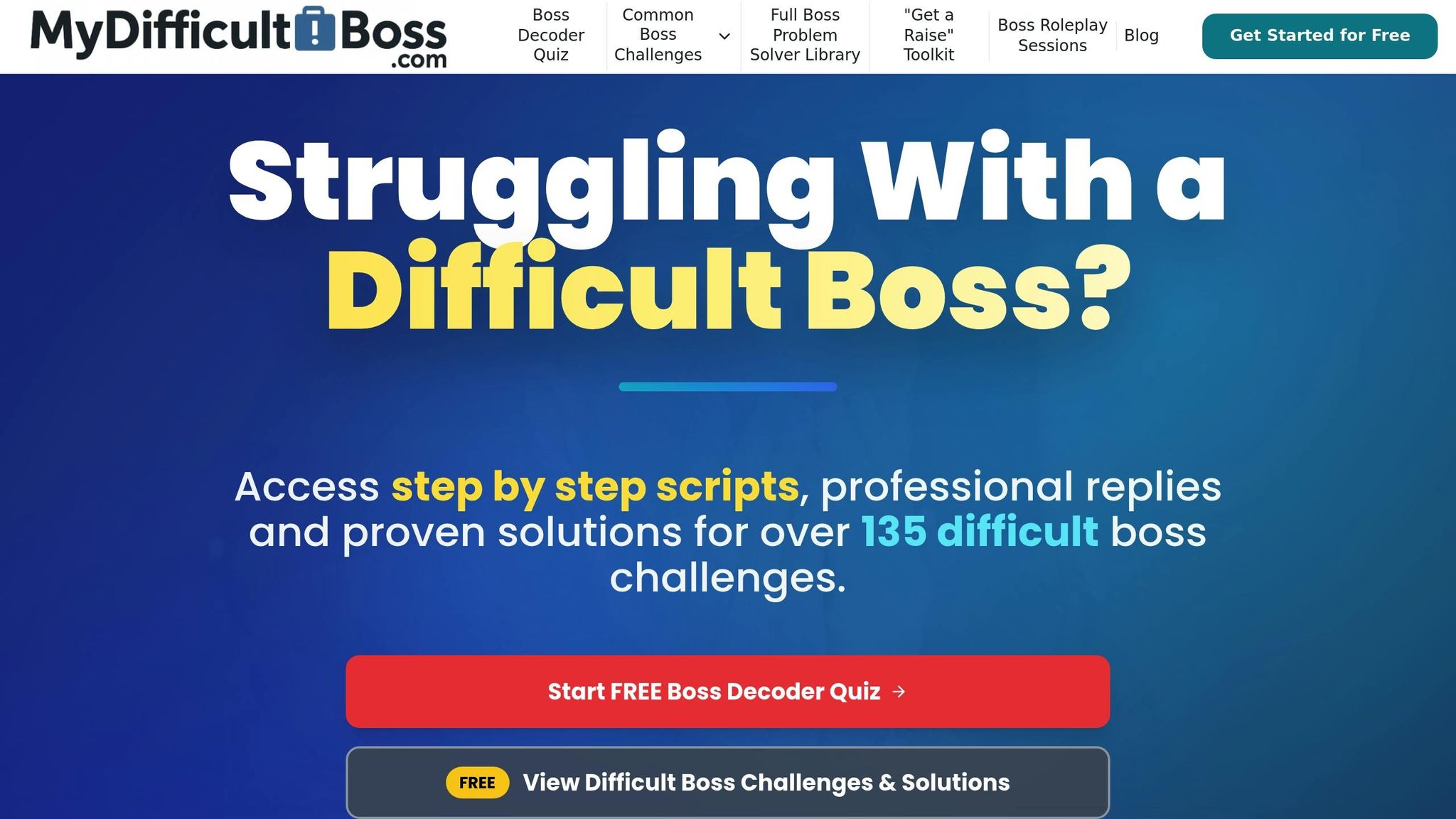 Boss Type Quiz