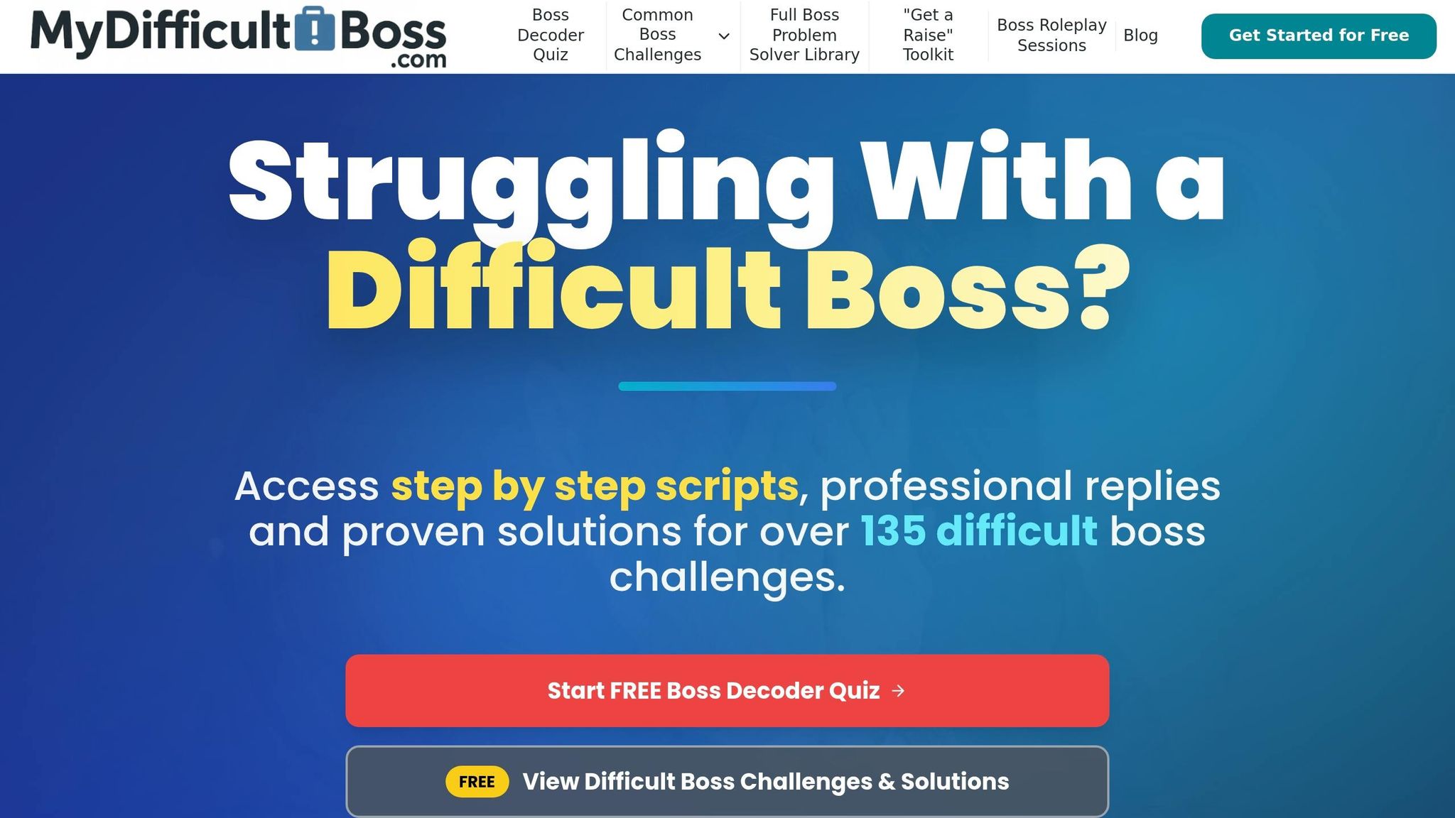 MyDifficultBoss.com