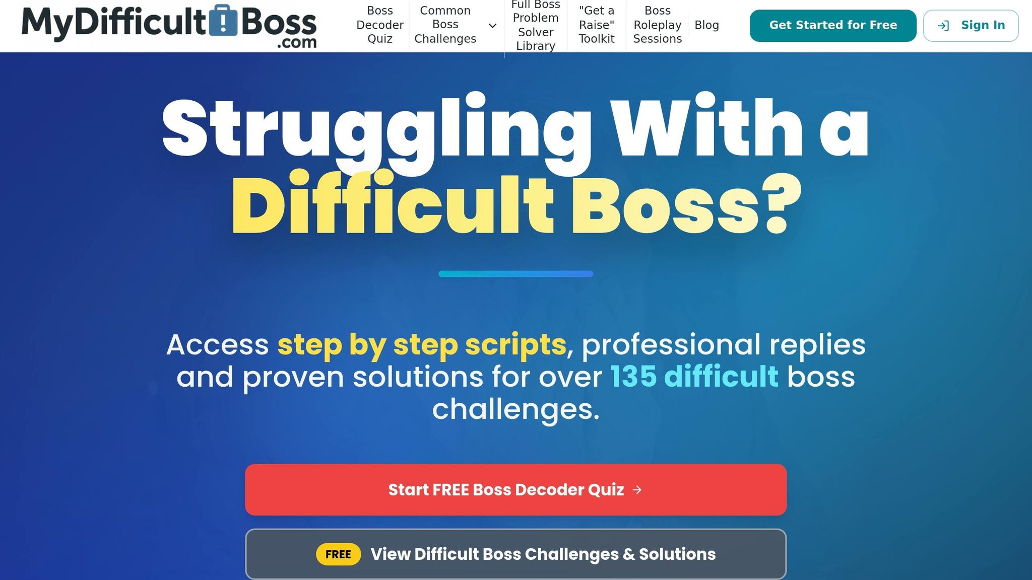 MyDifficultBoss.com