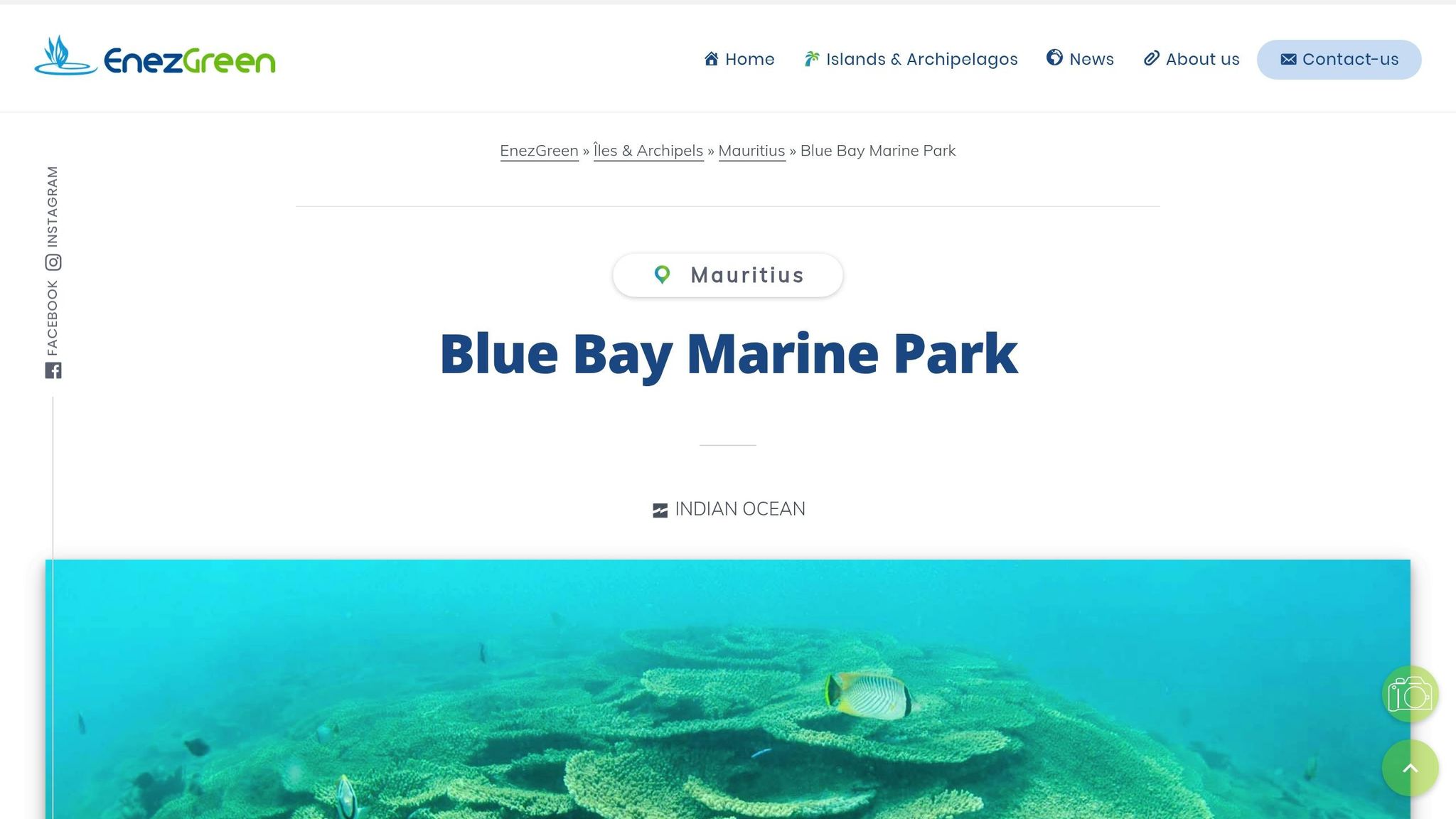 Blue Bay Marine Park