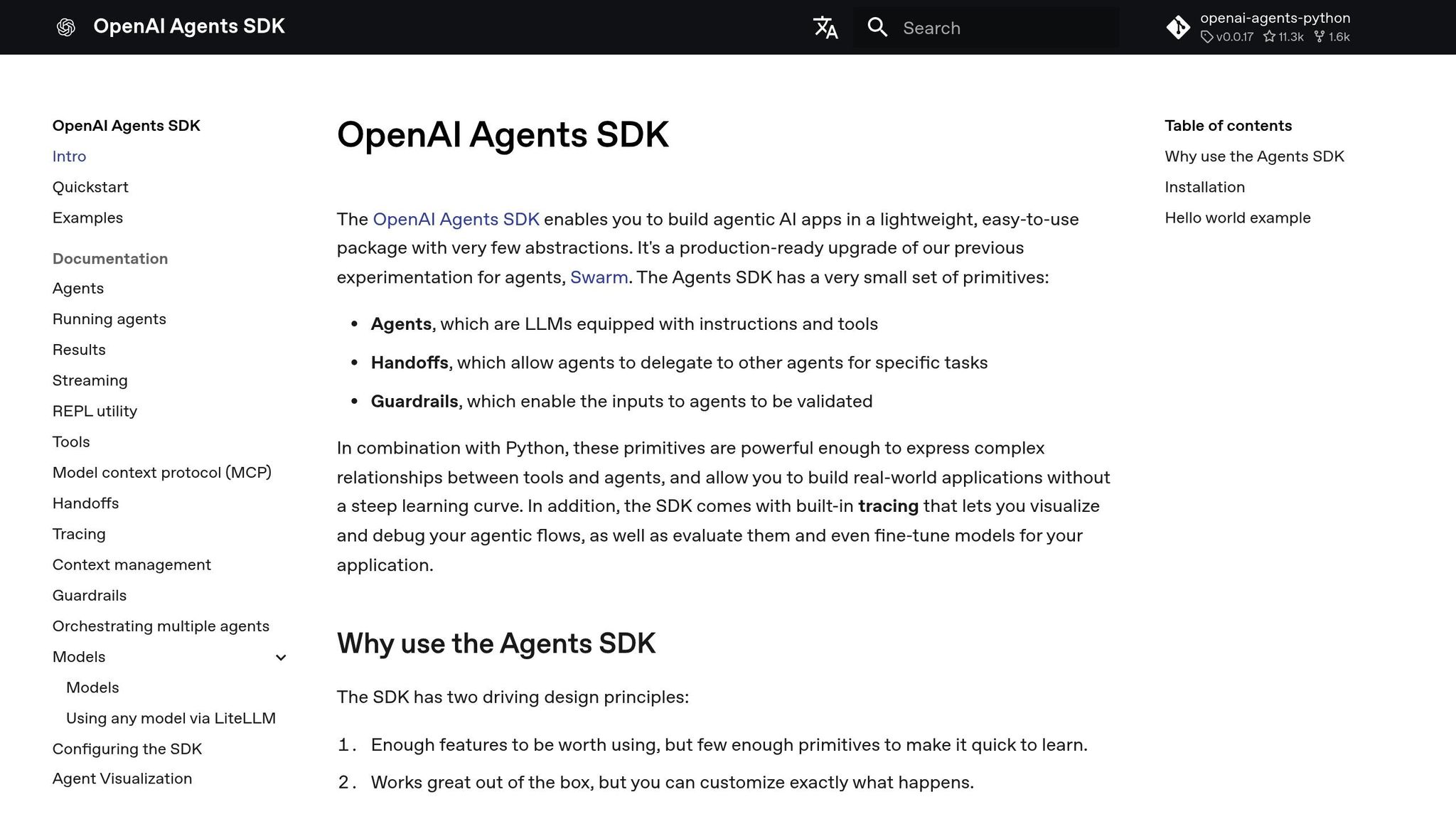 OpenAI Agents SDK