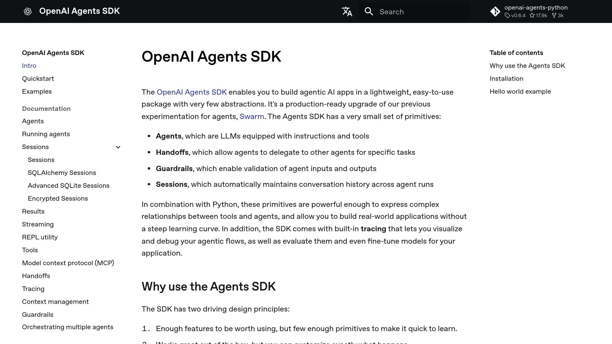 OpenAI Agents SDK