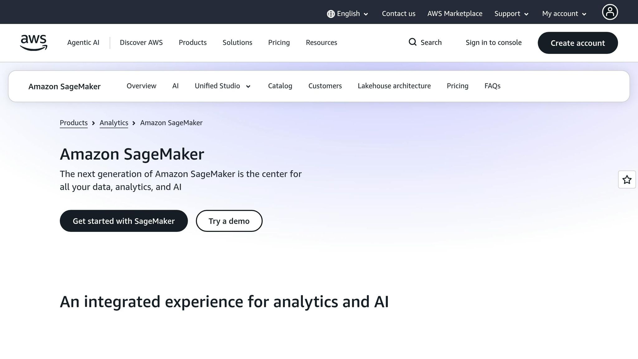 AWS SageMaker