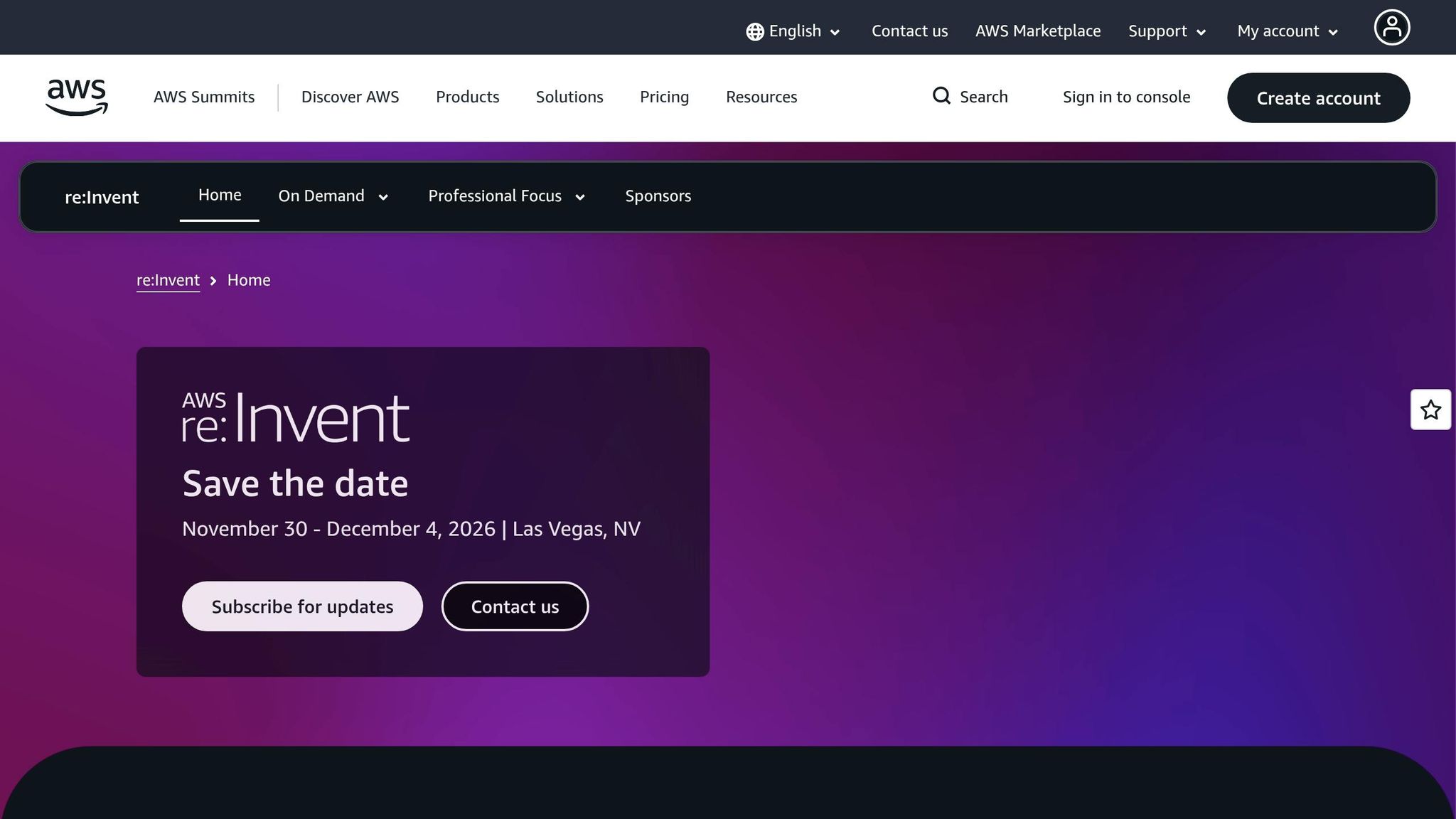 AWS re:Invent