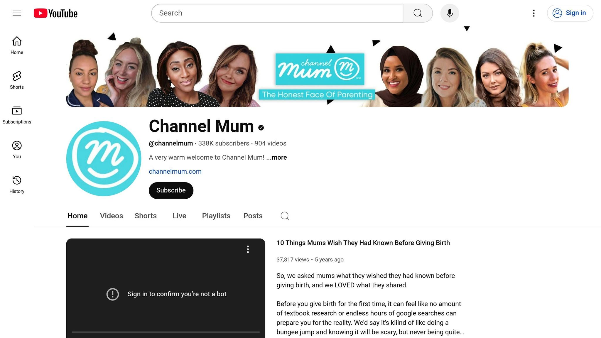 Channel Mum