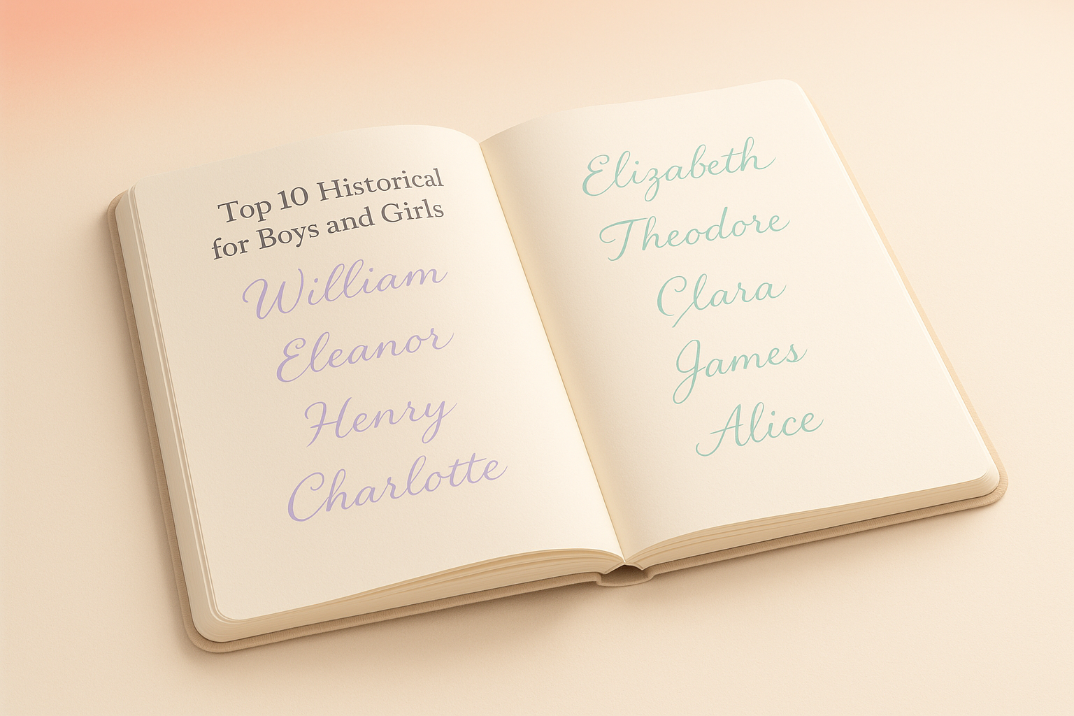 Thumbnail for: Top 10 Historical Names for Boys and Girls