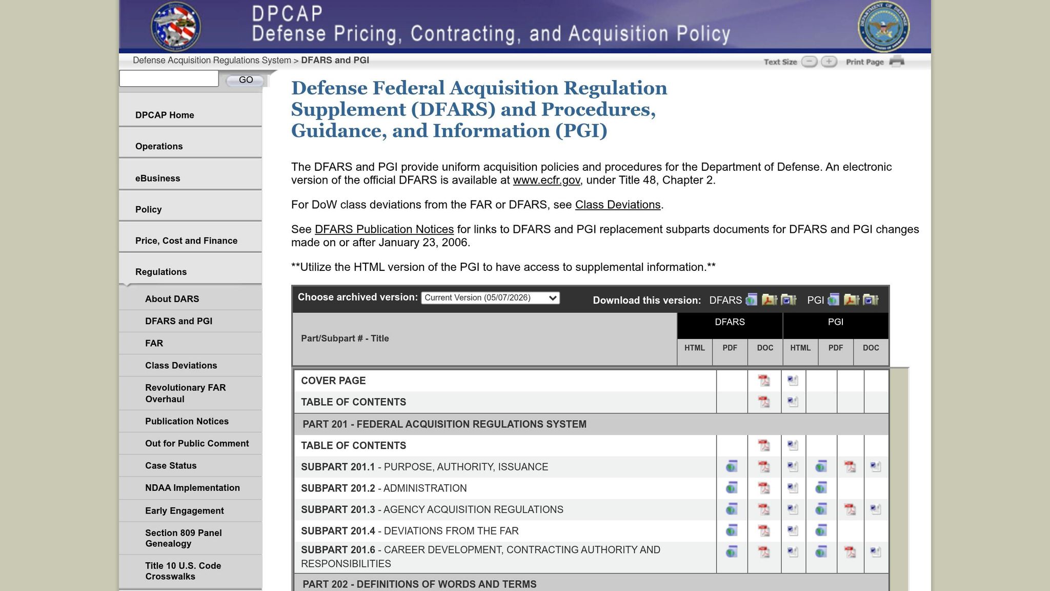 DFARS