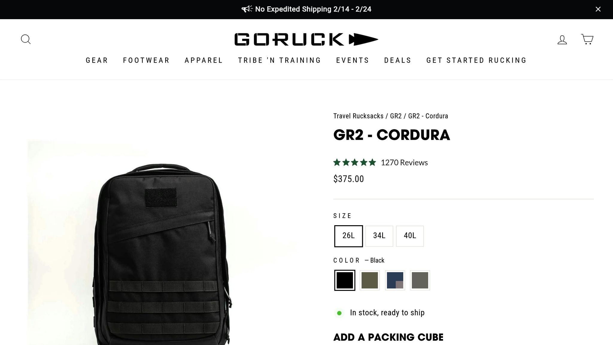 GORUCK