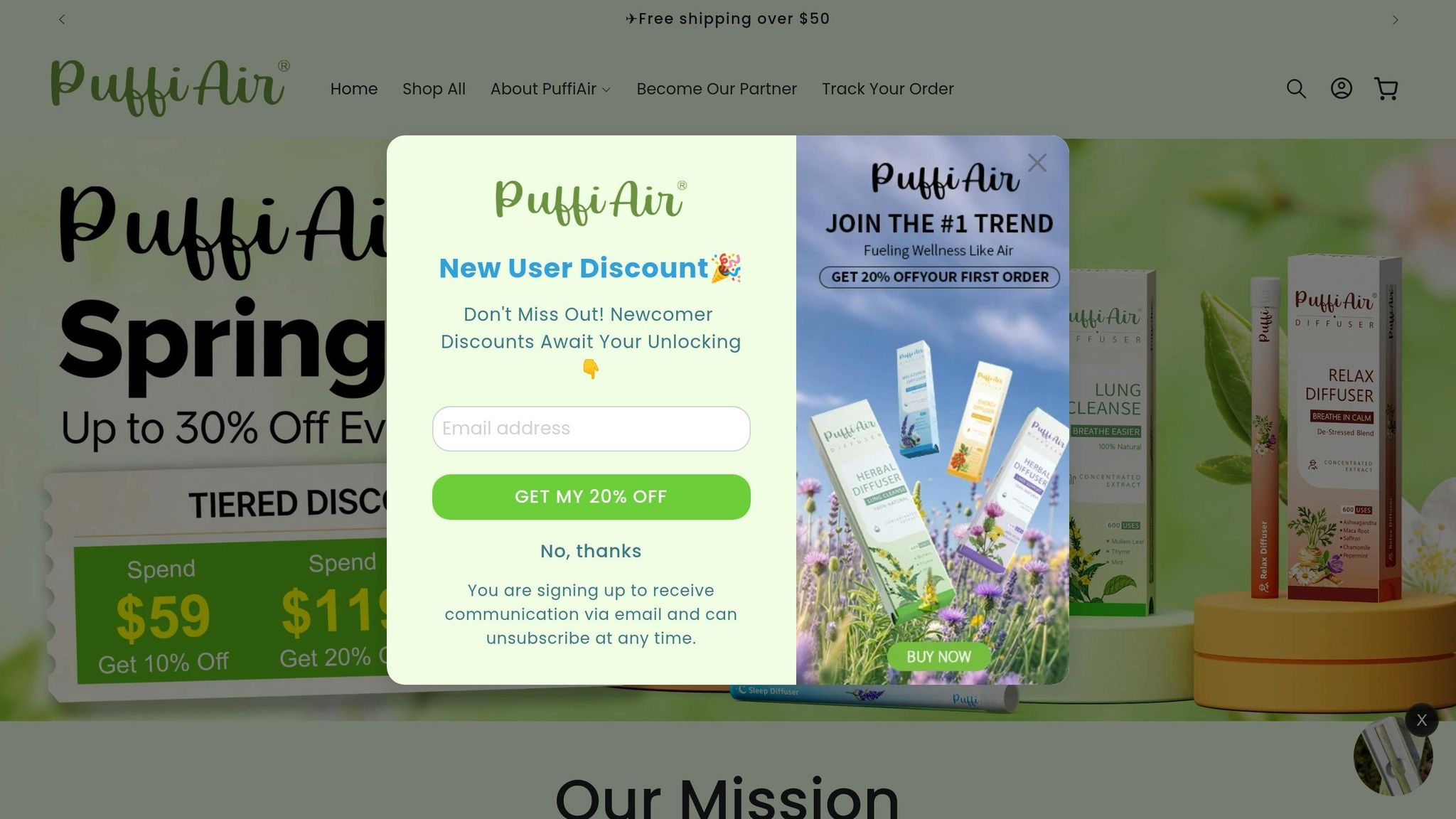 PuffiAir Lung Detox Pen