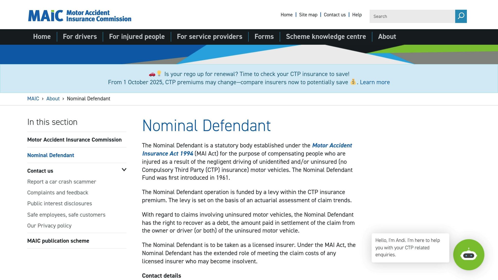 Nominal Defendant