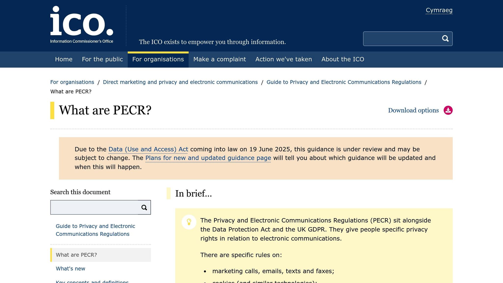 PECR