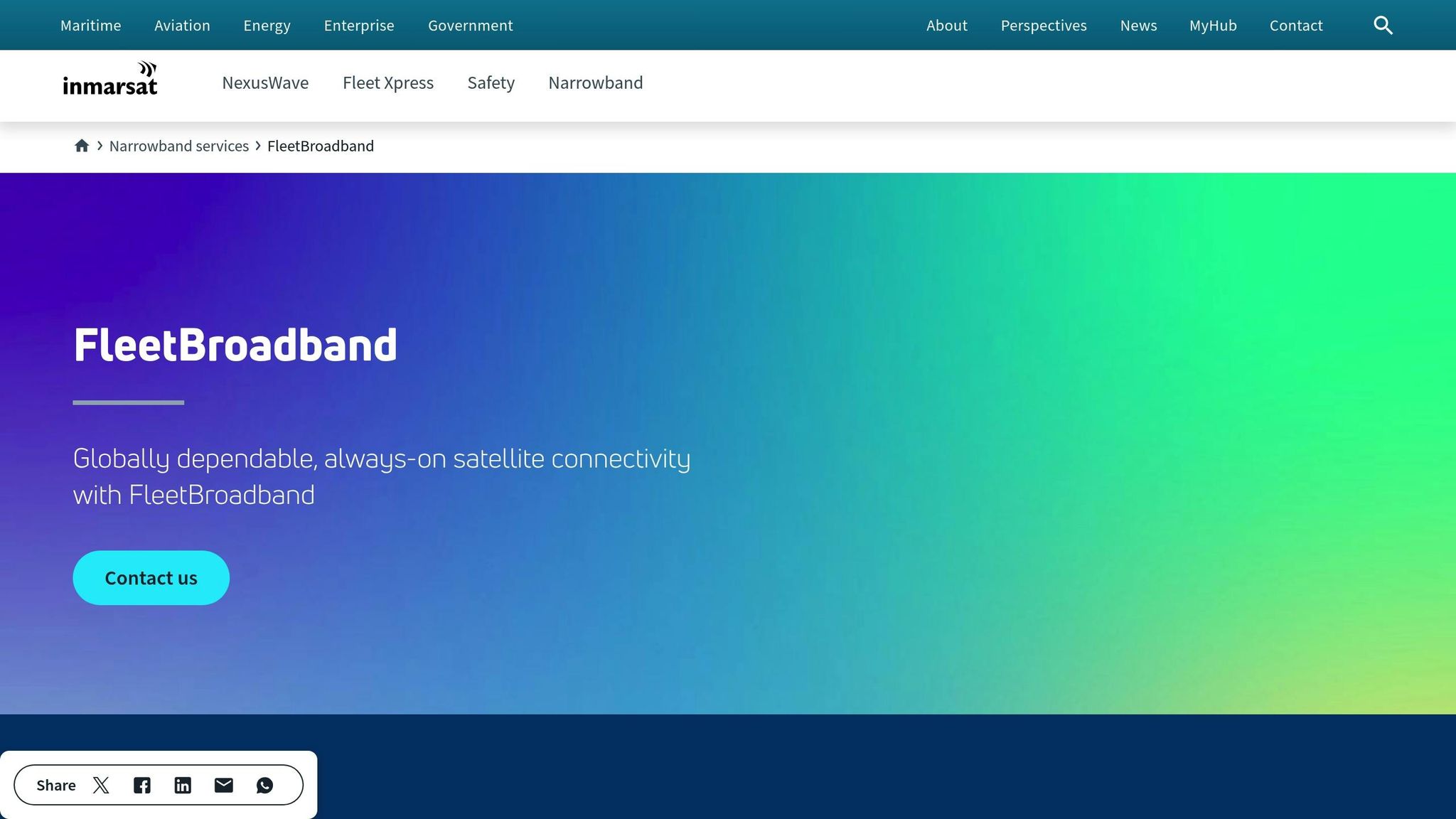Inmarsat Fleet Broadband
