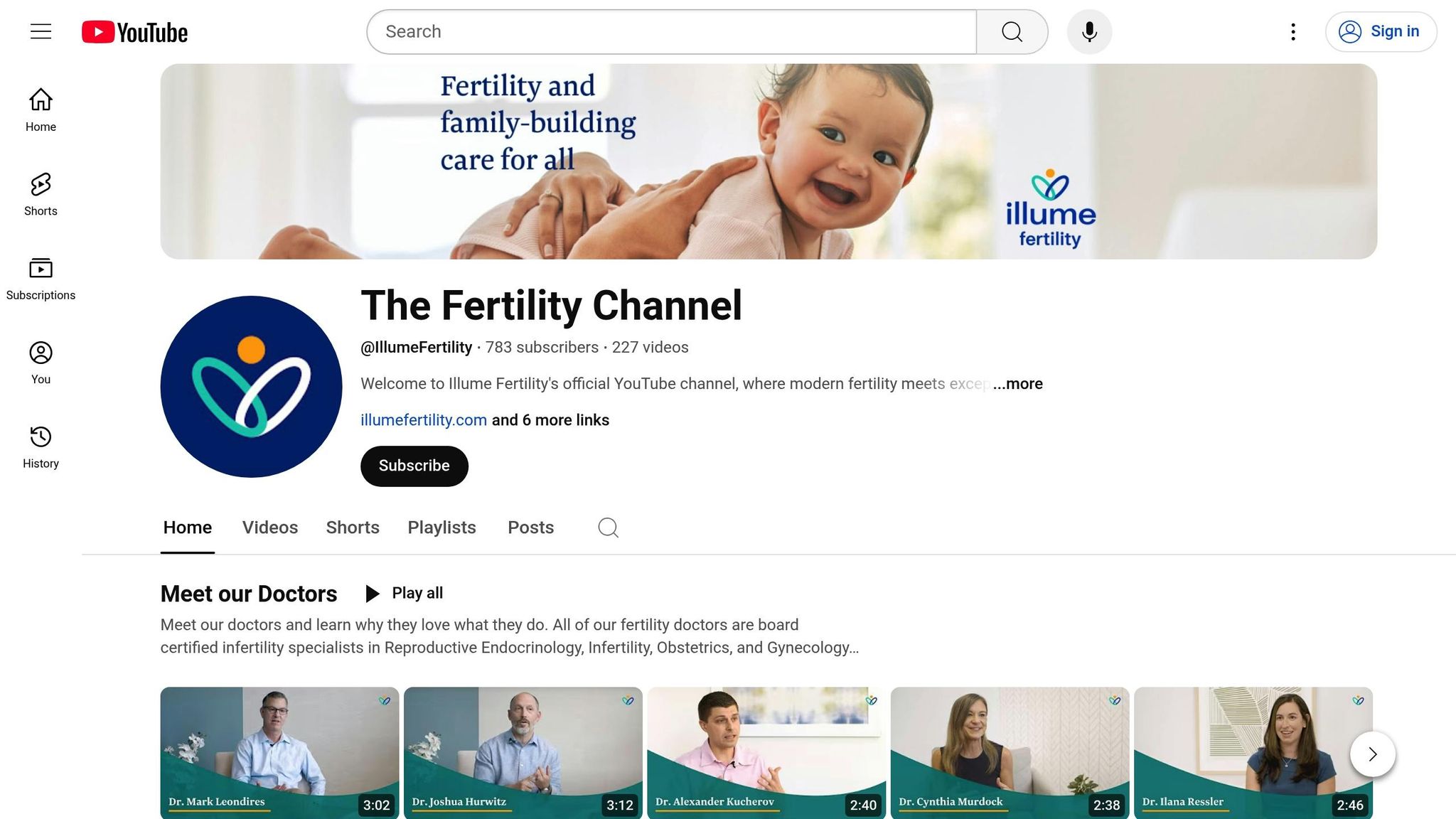 Fertility Support Channel