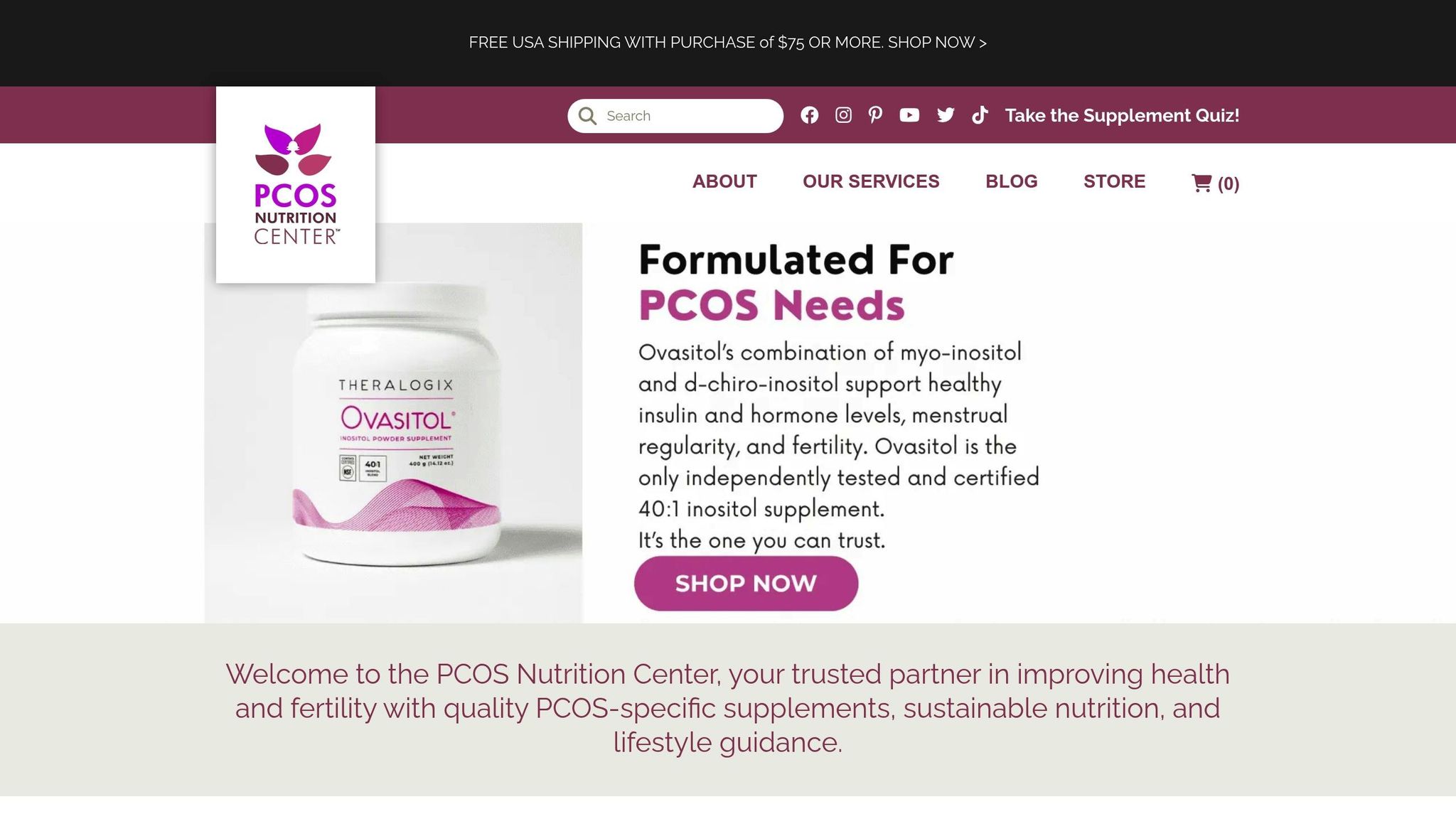 PCOS Nutrition Center