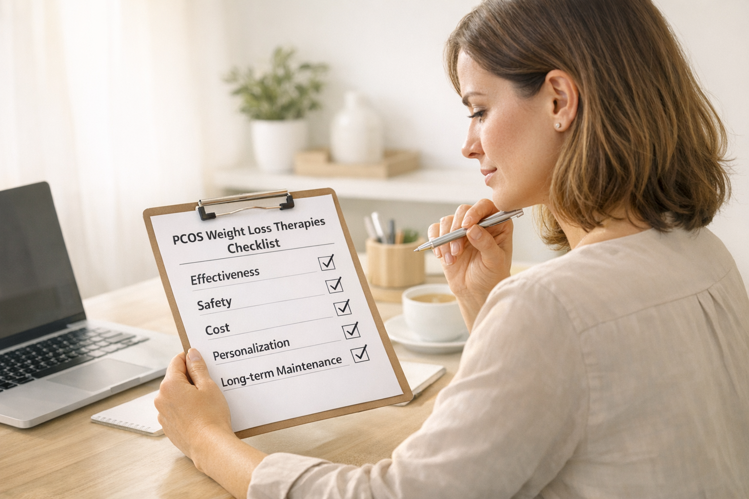 Checklist for Evaluating PCOS Weight Loss Therapies