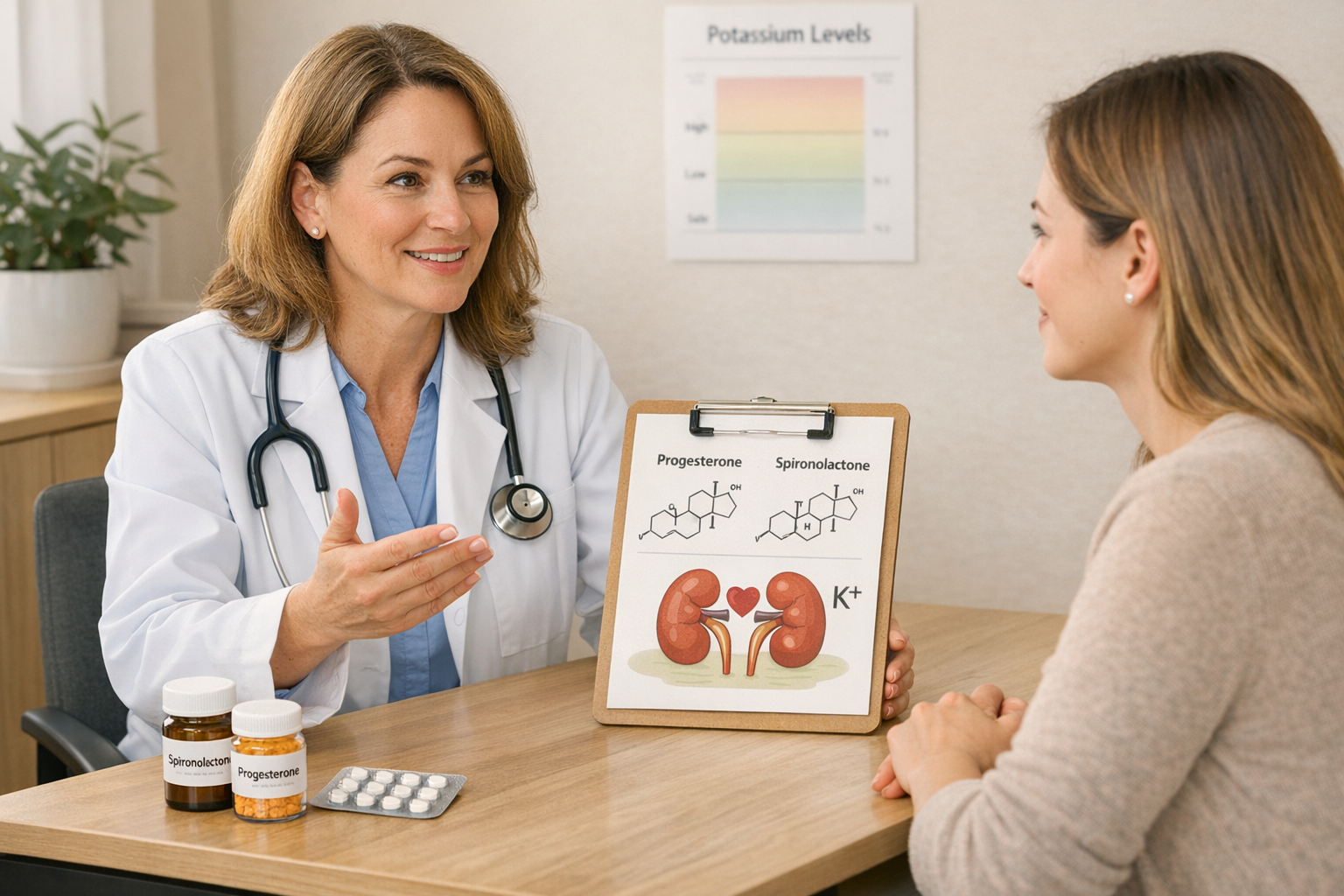 Spironolactone and Progesterone: Combining Treatments Safely