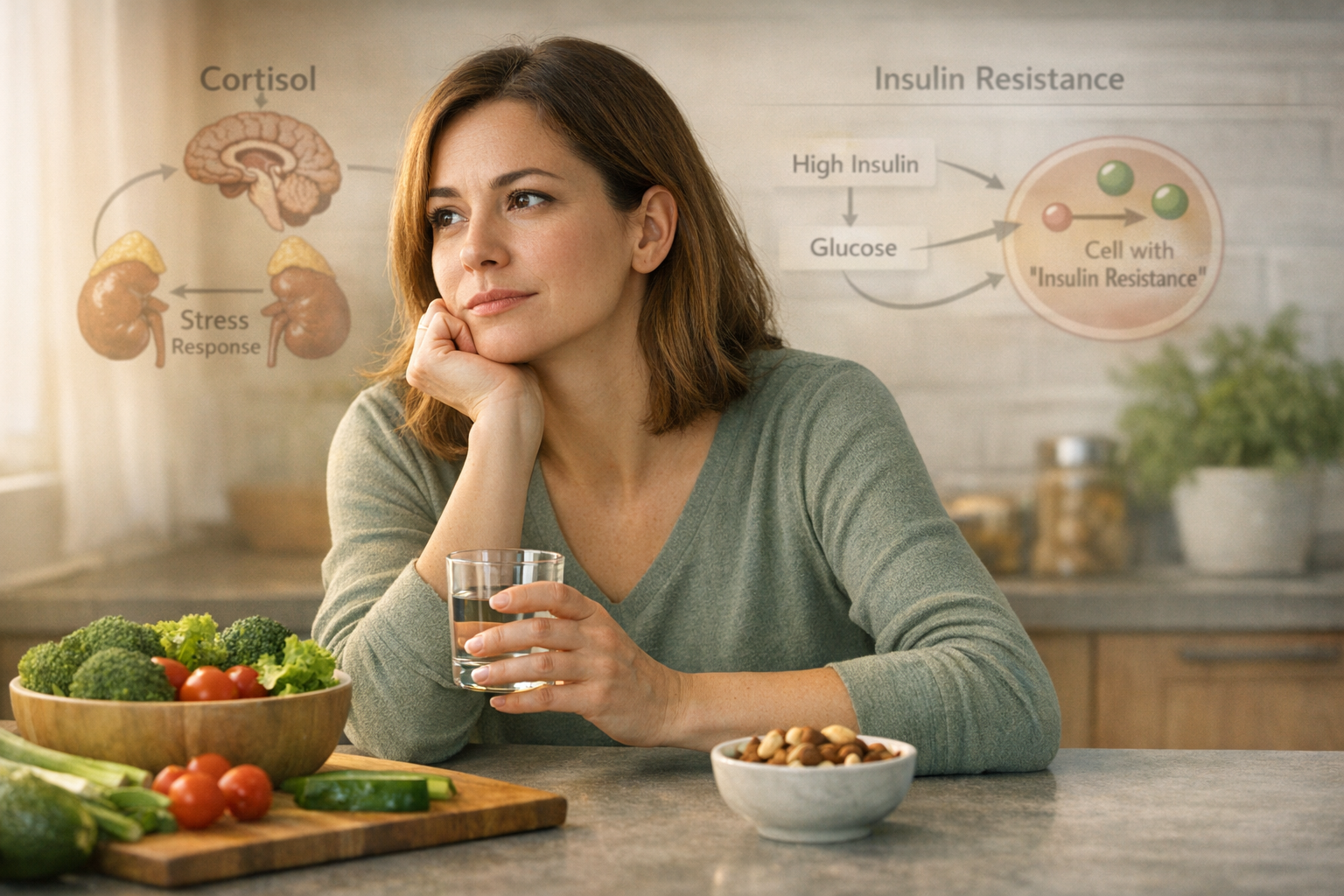 Cortisol and PCOS: Impact on Insulin Resistance