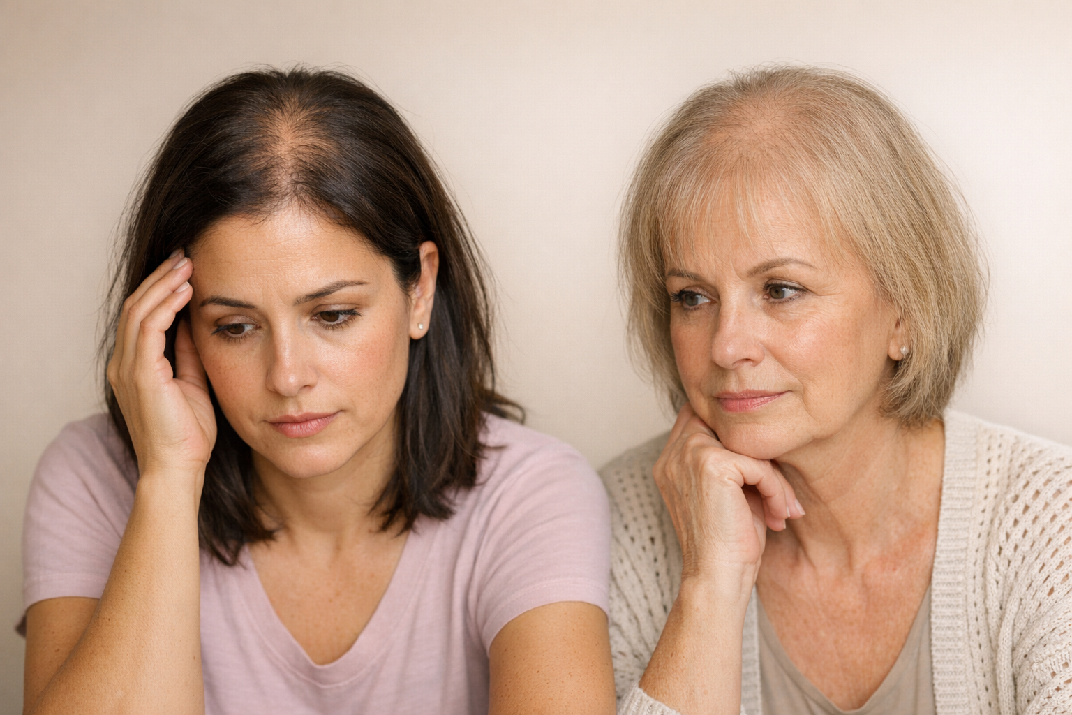 PCOS Hair Loss vs. Menopause Hair Loss