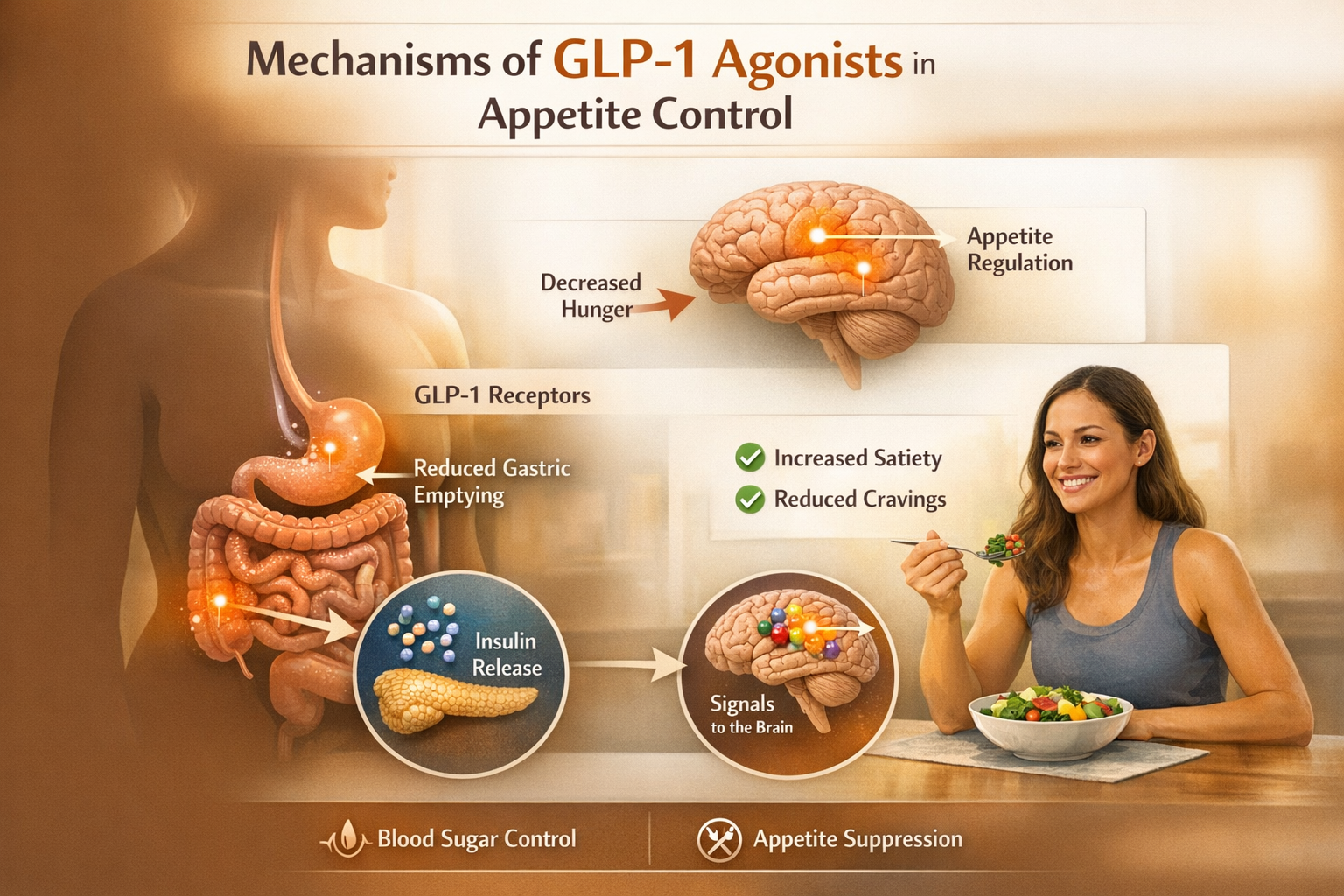 Mechanisms of GLP-1 Agonists in Appetite Control