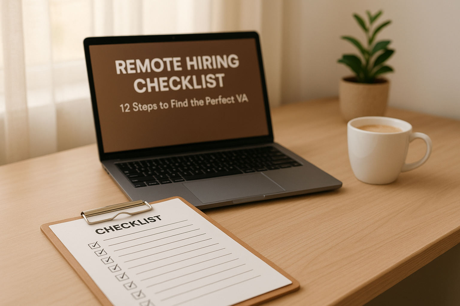 Remote Hiring Checklist: 12 Steps to Find the Perfect VA