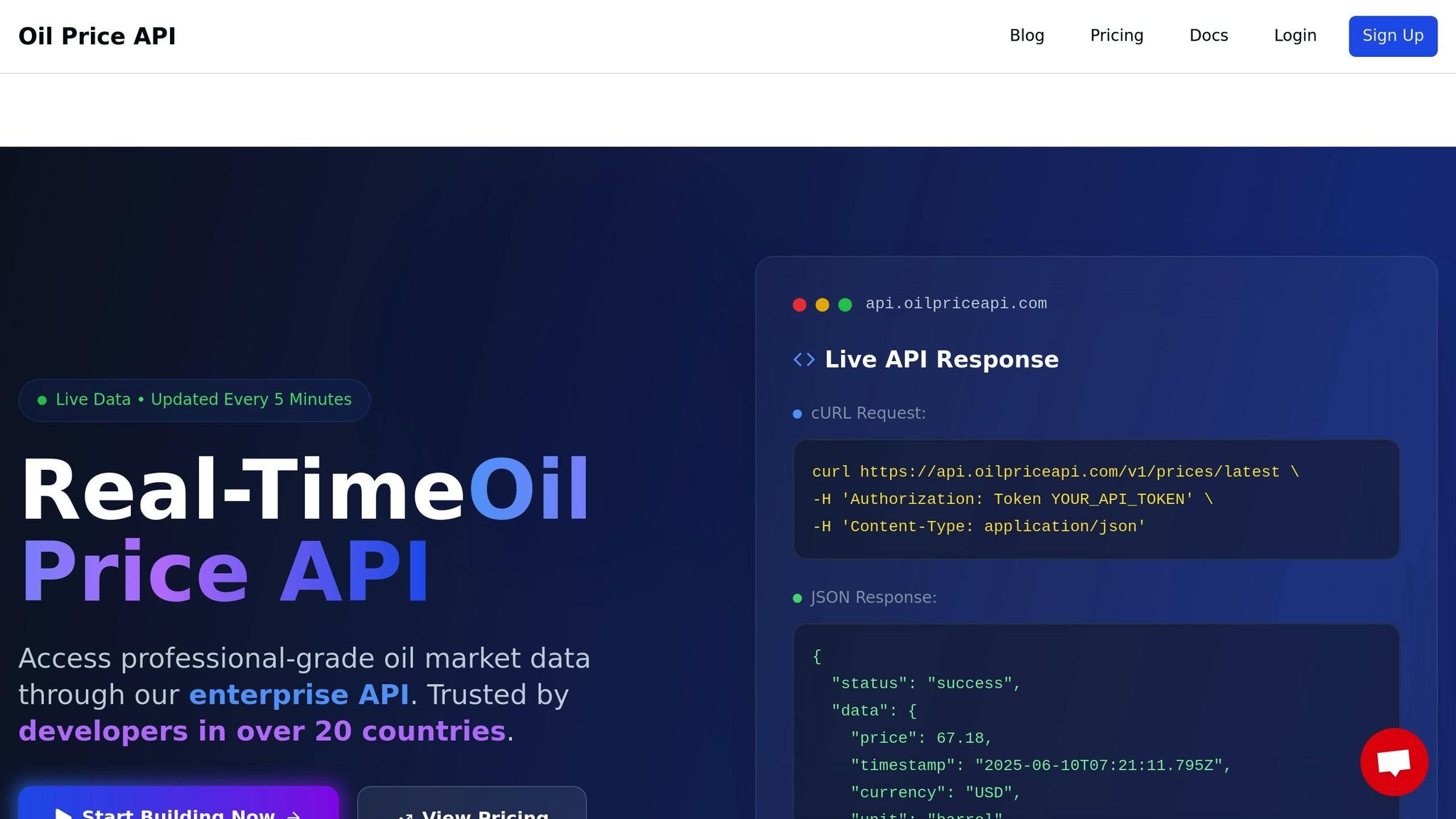 OilpriceAPI