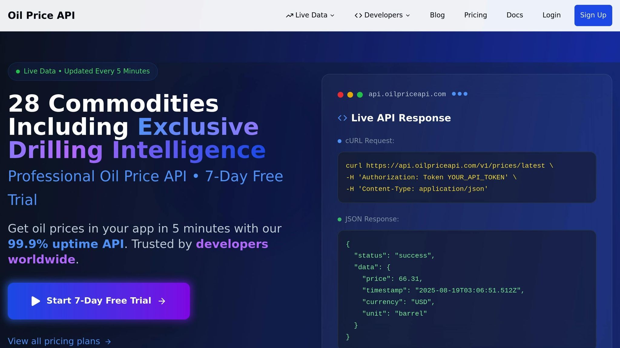 OilpriceAPI