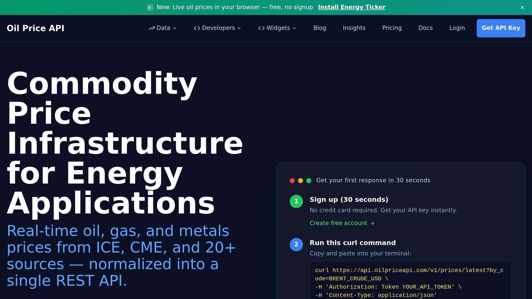 OilPriceAPI