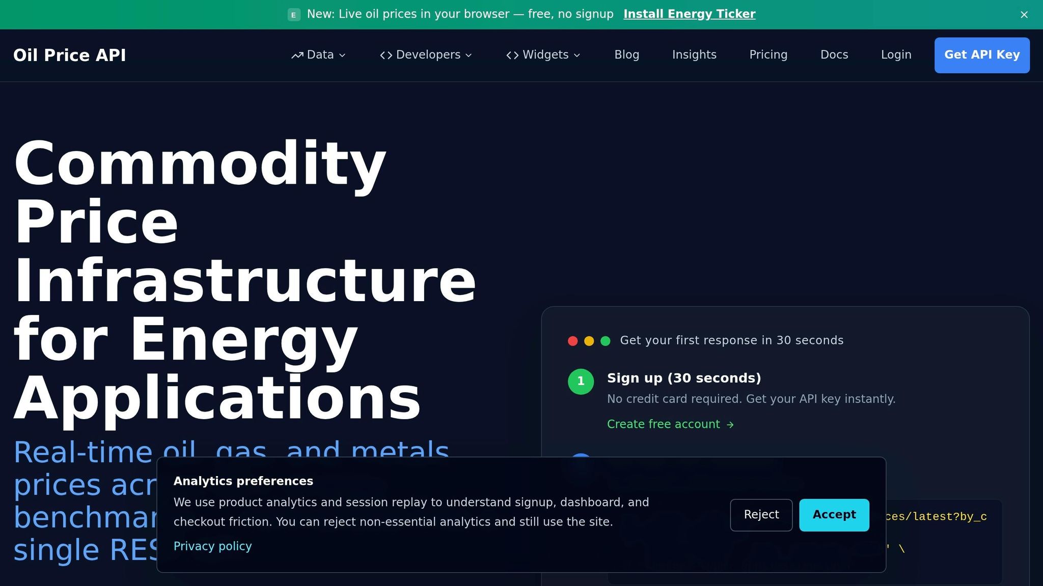 OilPriceAPI