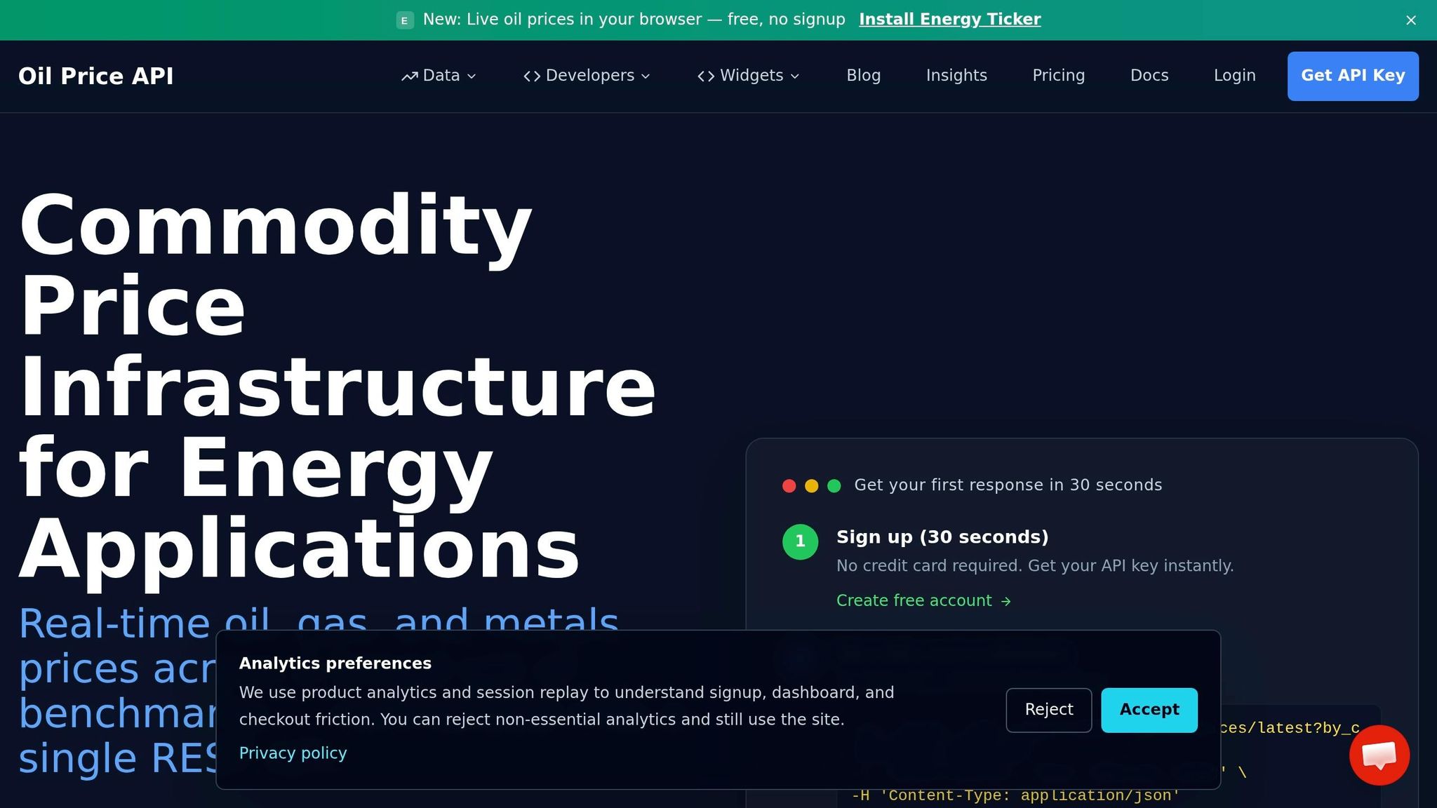 OilPriceAPI