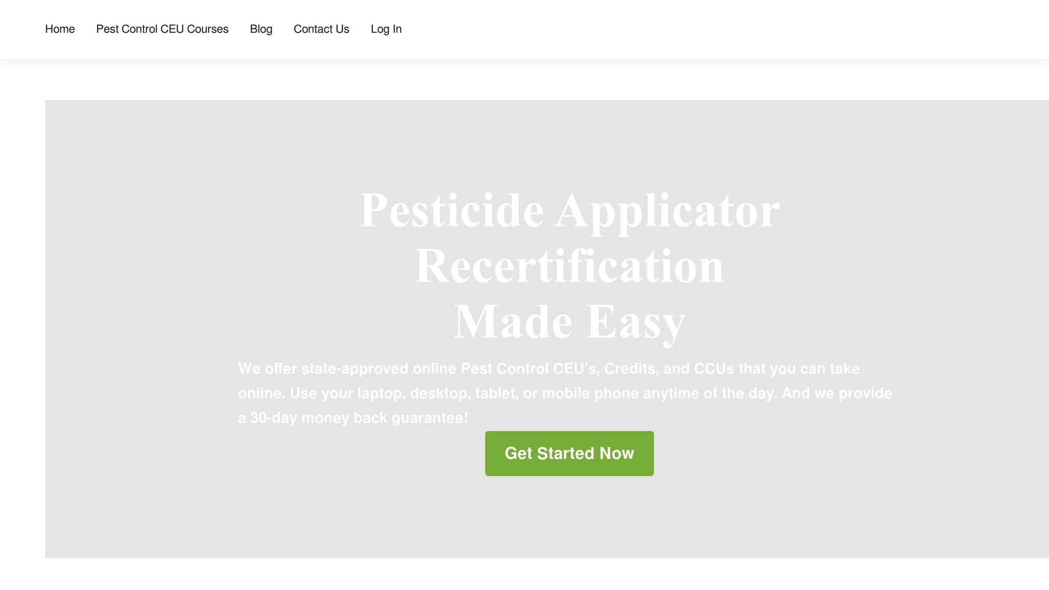 Online Pest Control Classes