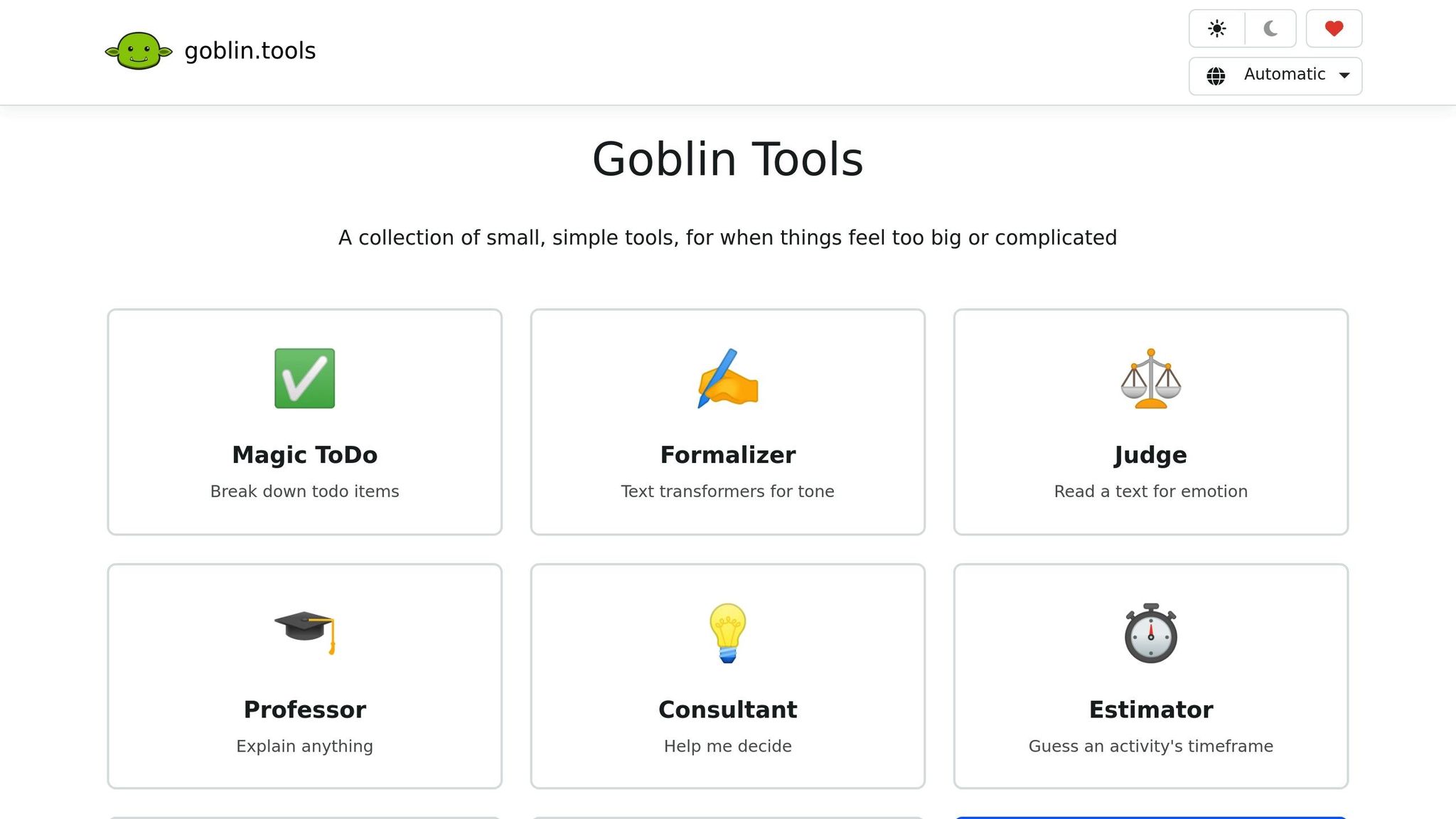 Goblin Tools