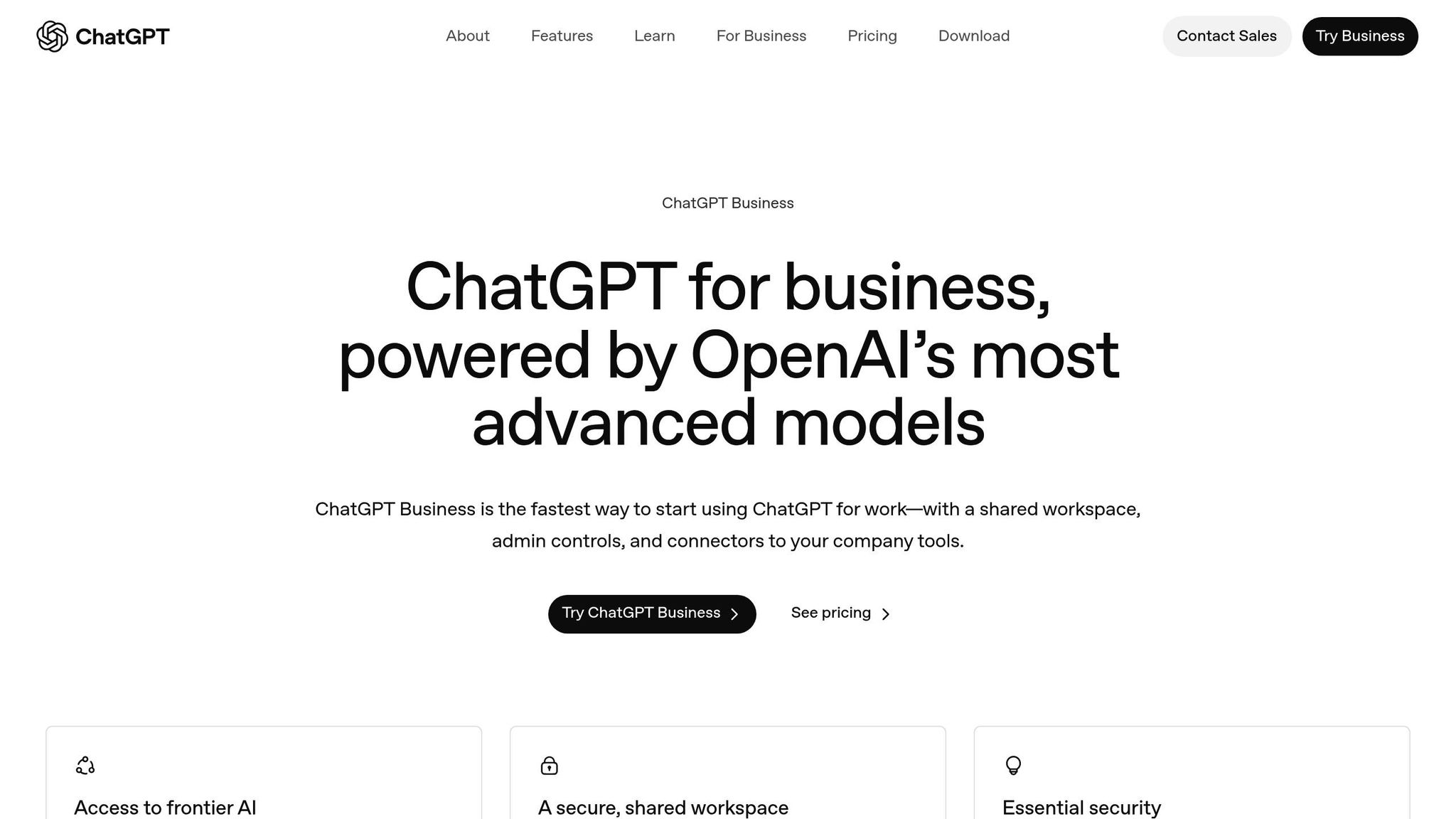 ChatGPT for Business