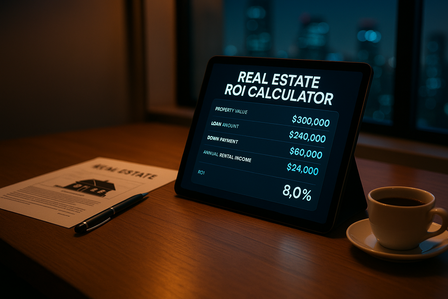 Real Estate ROI Calculator for Smart Investors