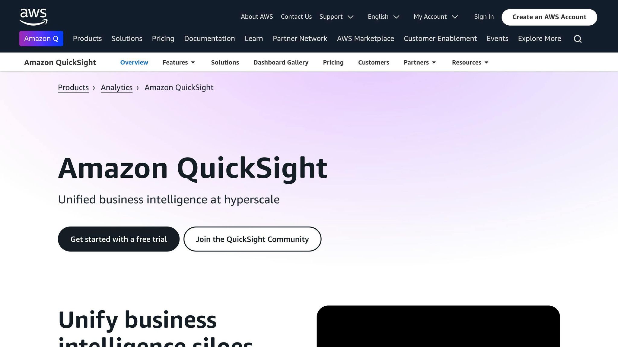 Amazon QuickSight