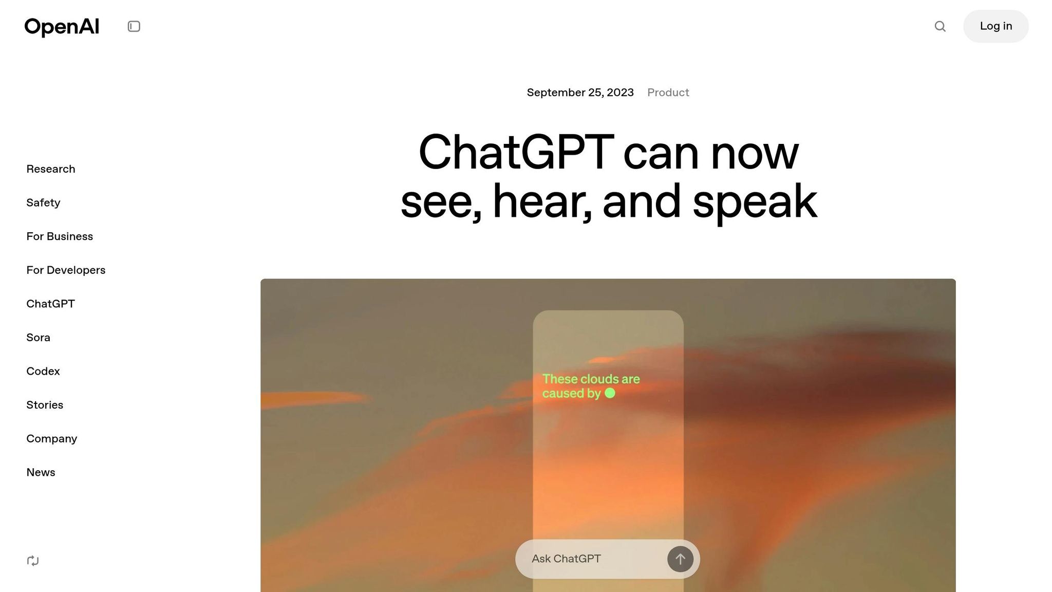 ChatGPT Vision