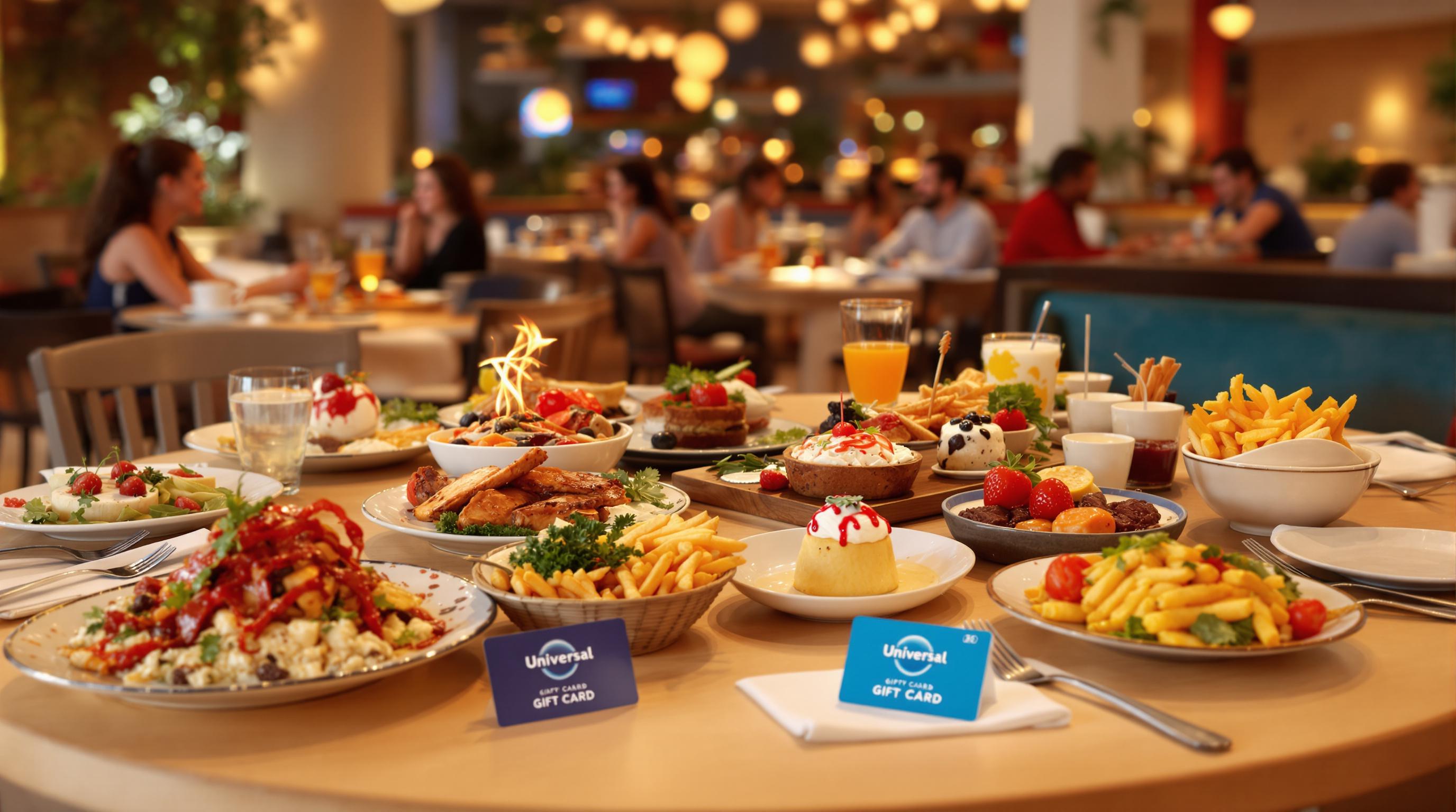 Top 10 Restaurants Accepting Universal Gift Cards