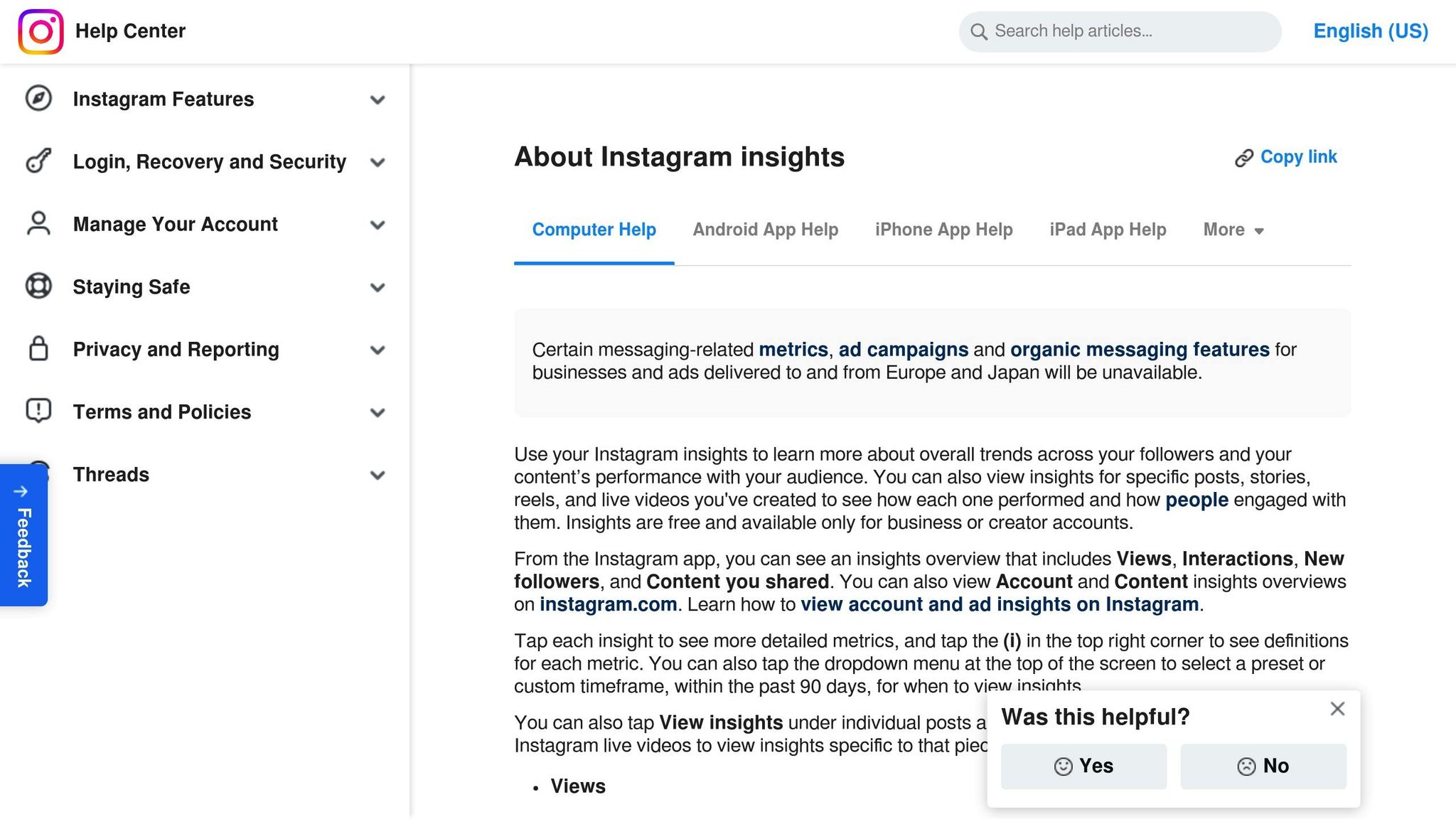 Instagram Insights