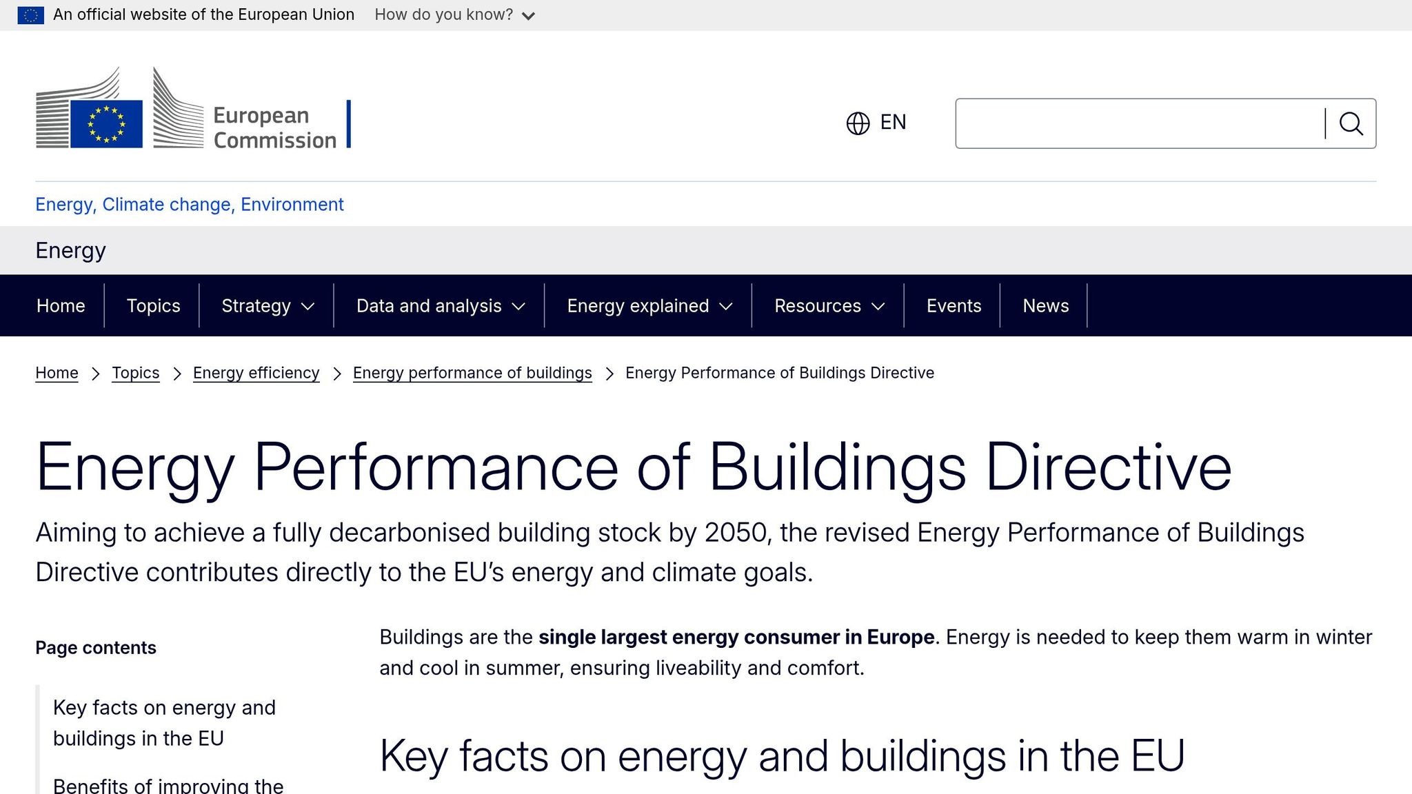 Energy Performance of Buildings Directive
